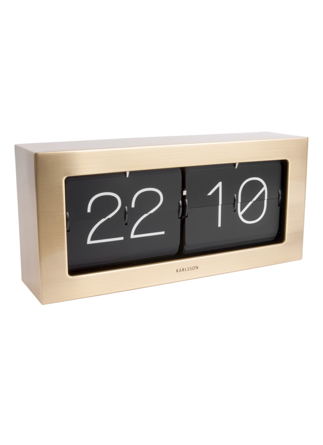 Van Der Gucht Mr. White wandklok 51 cm - voorkant 2 goud