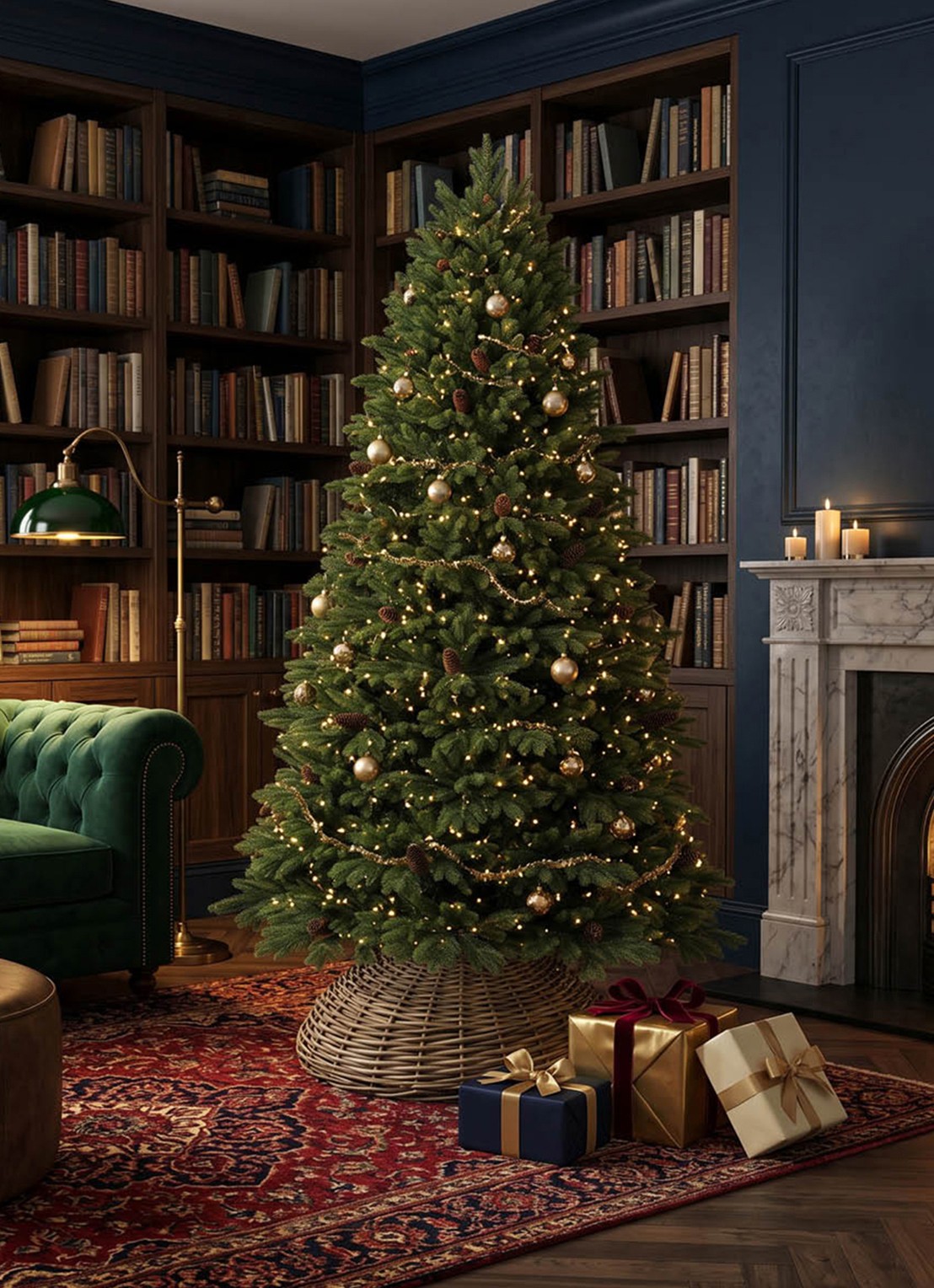 Van Der Gucht Oakland kunstkerstboom 225 cm - achterkant 3 groen