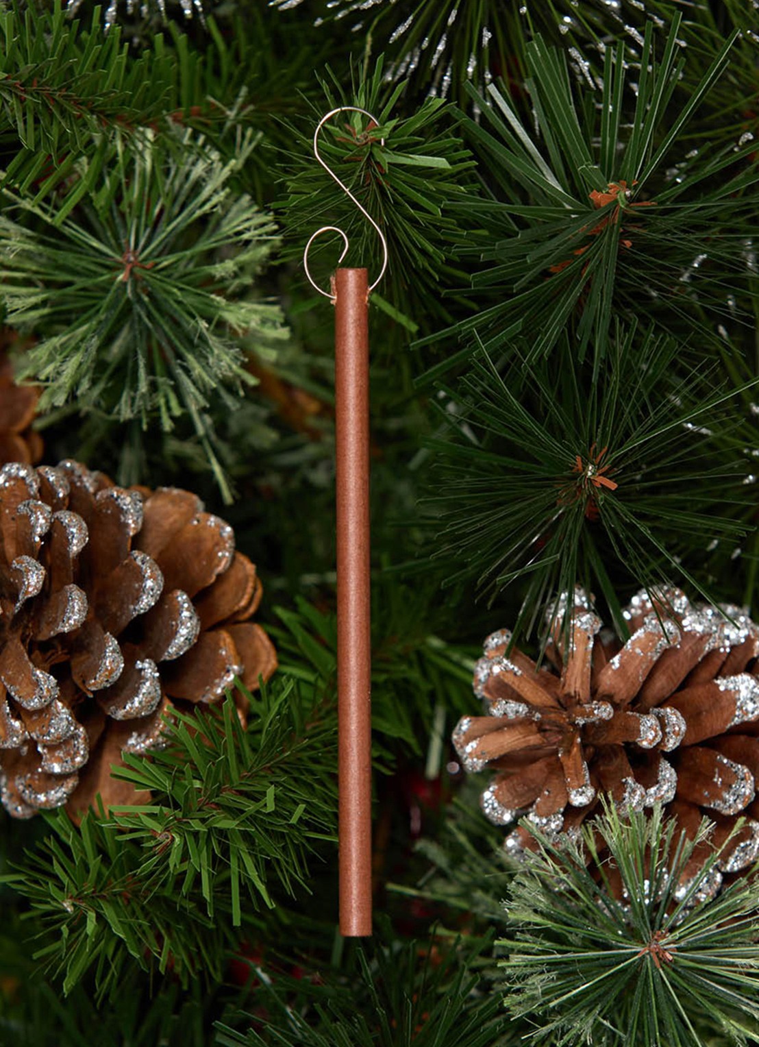 Van Der Gucht Spiced Pine Cones geurstokjes set van 6 - achterkant groen