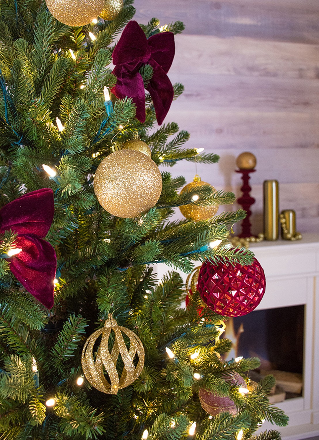 Van Der Gucht Vermont kunstkerstboom 183 cm - achterkant groen