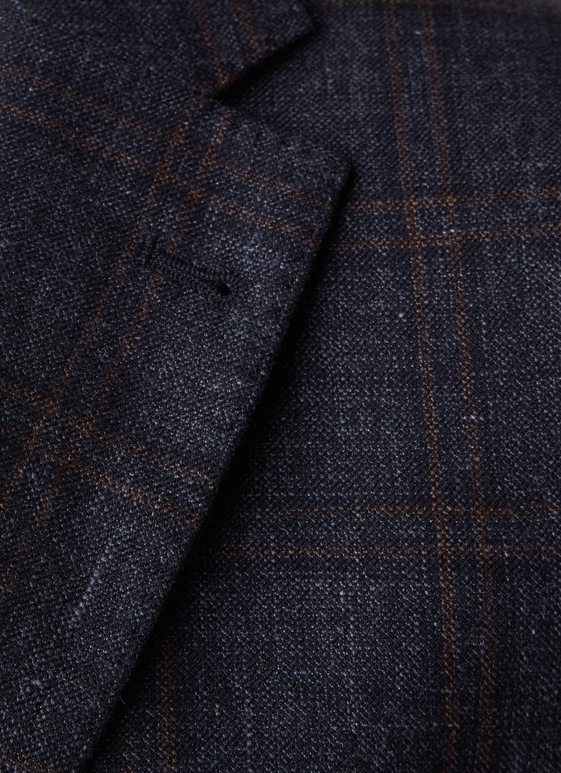 Van Gils Ellis 2-delig pak in zijdeblend - detail 5 donkerblauw