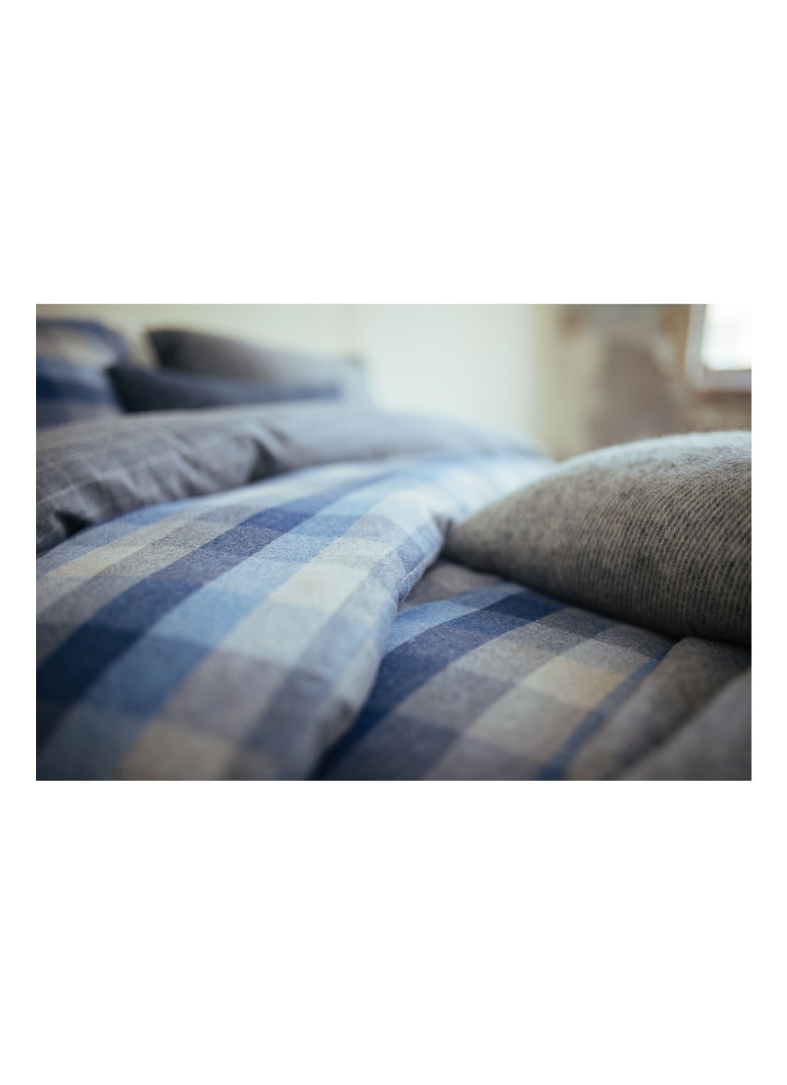 Vandyck Flanel Skagen dekbedovertrekset - inclusief kussenslopen - detail 6 donkerblauw