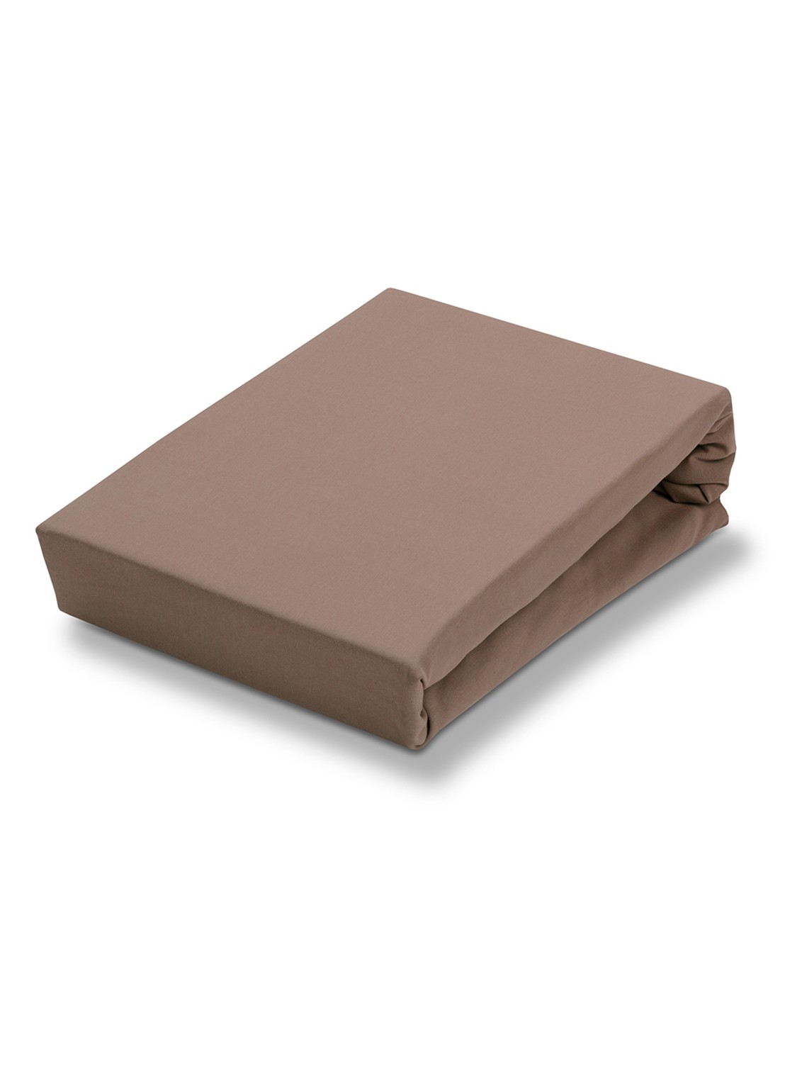Vandyck Hoeslaken van katoen jersey, hoekhoogte 24 cm - voorkant zand