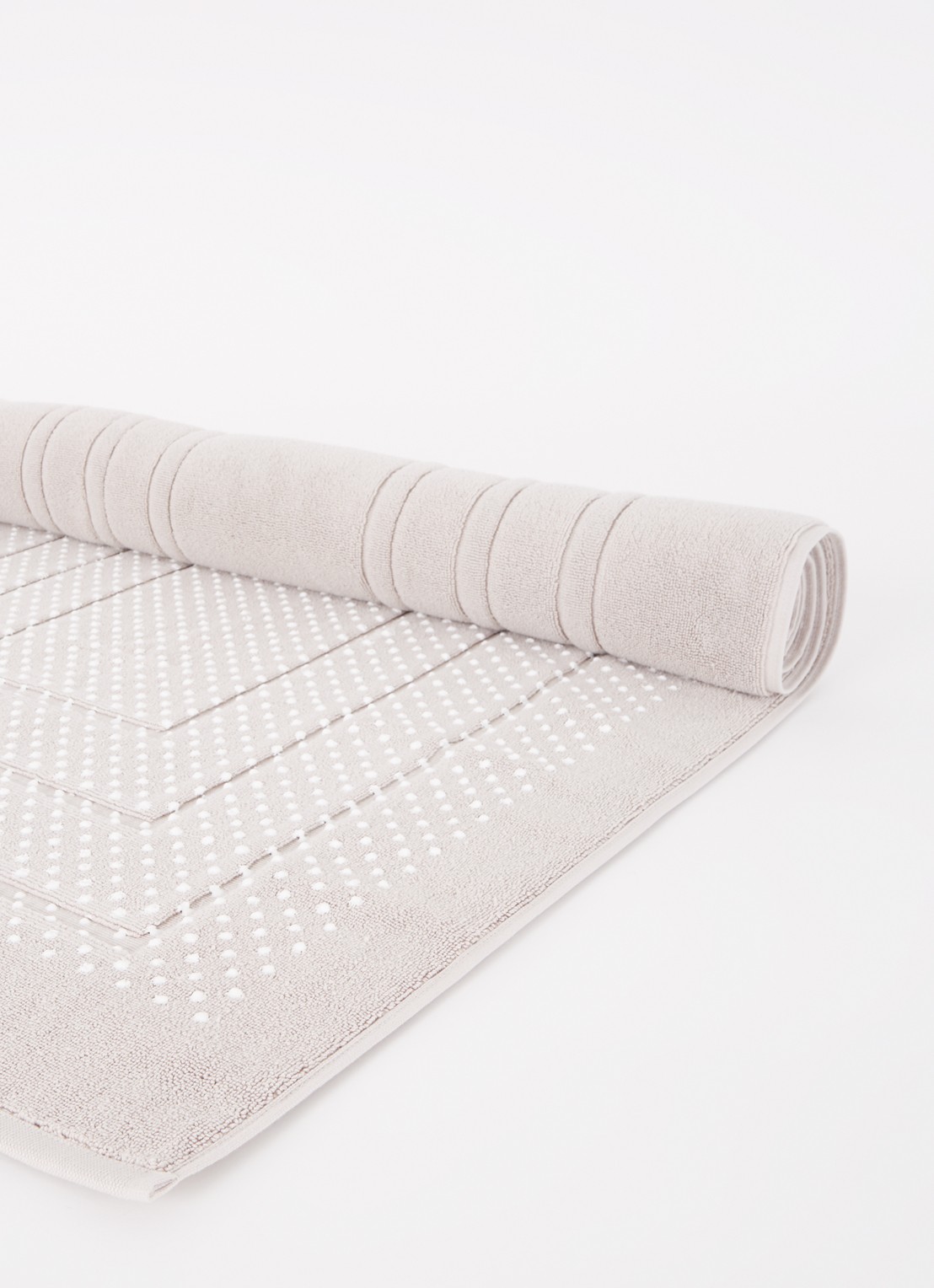 Vandyck Houston badmat 70 x 140 cm - voorkant 2 lichtgrijs