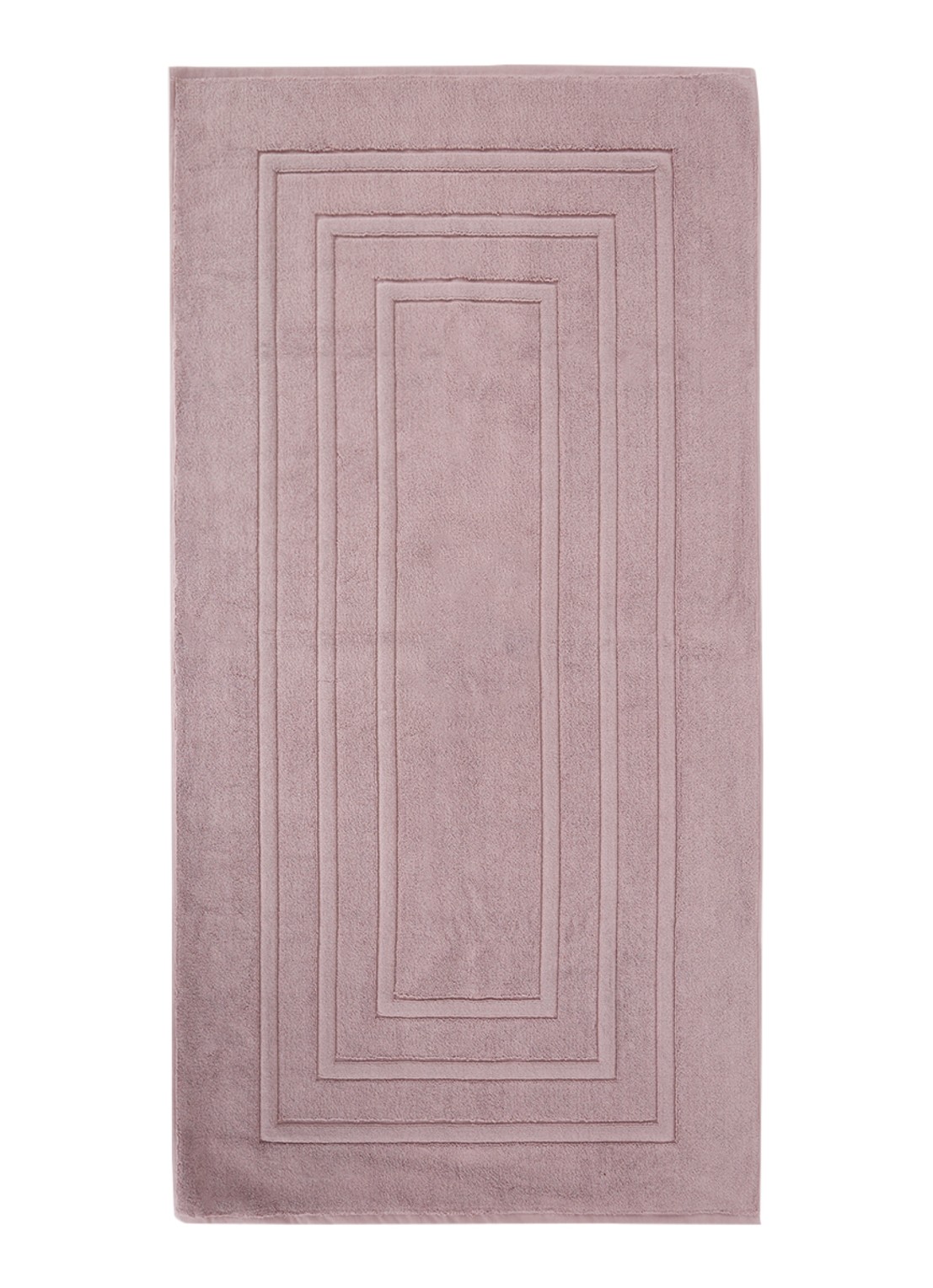 Vandyck Houston badmat 70 x 140 cm - voorkant oudroze