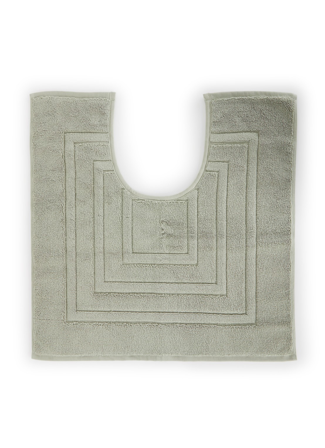 Vandyck Houston toiletmat 1200 gr/m2 - 60 x 60 cm - voorkant lindegroen