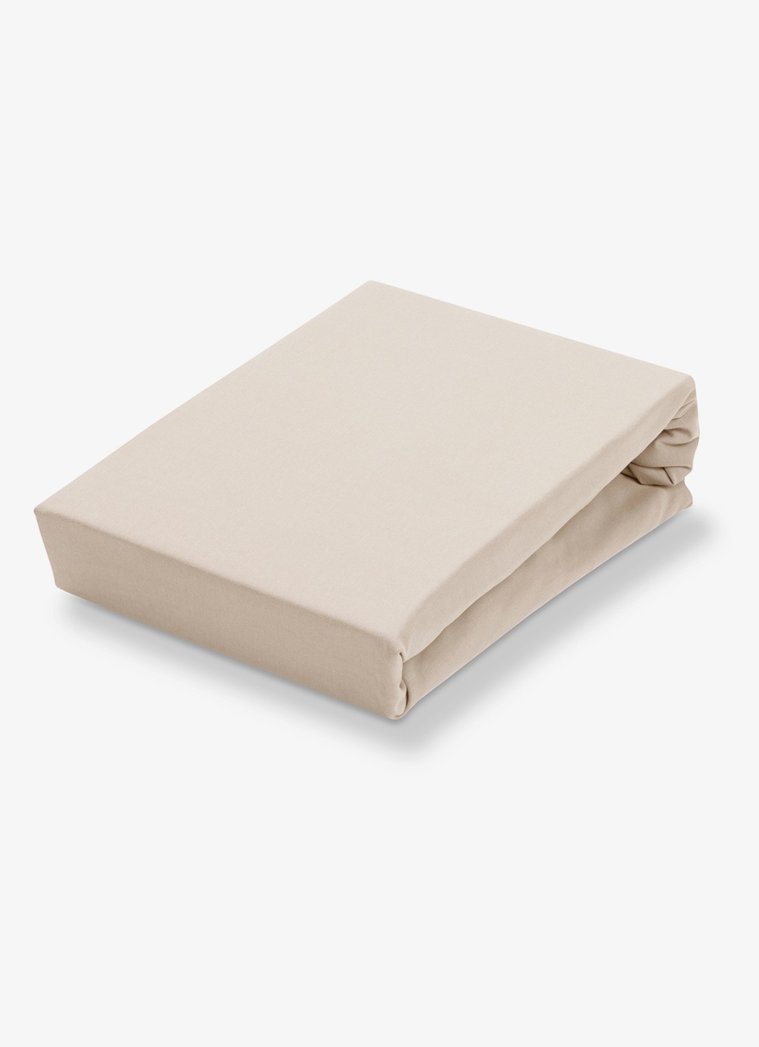 Vandyck Jersey Supreme hoeslaken van katoenjersey, hoekhoogte 30 cm - voorkant 2 creme