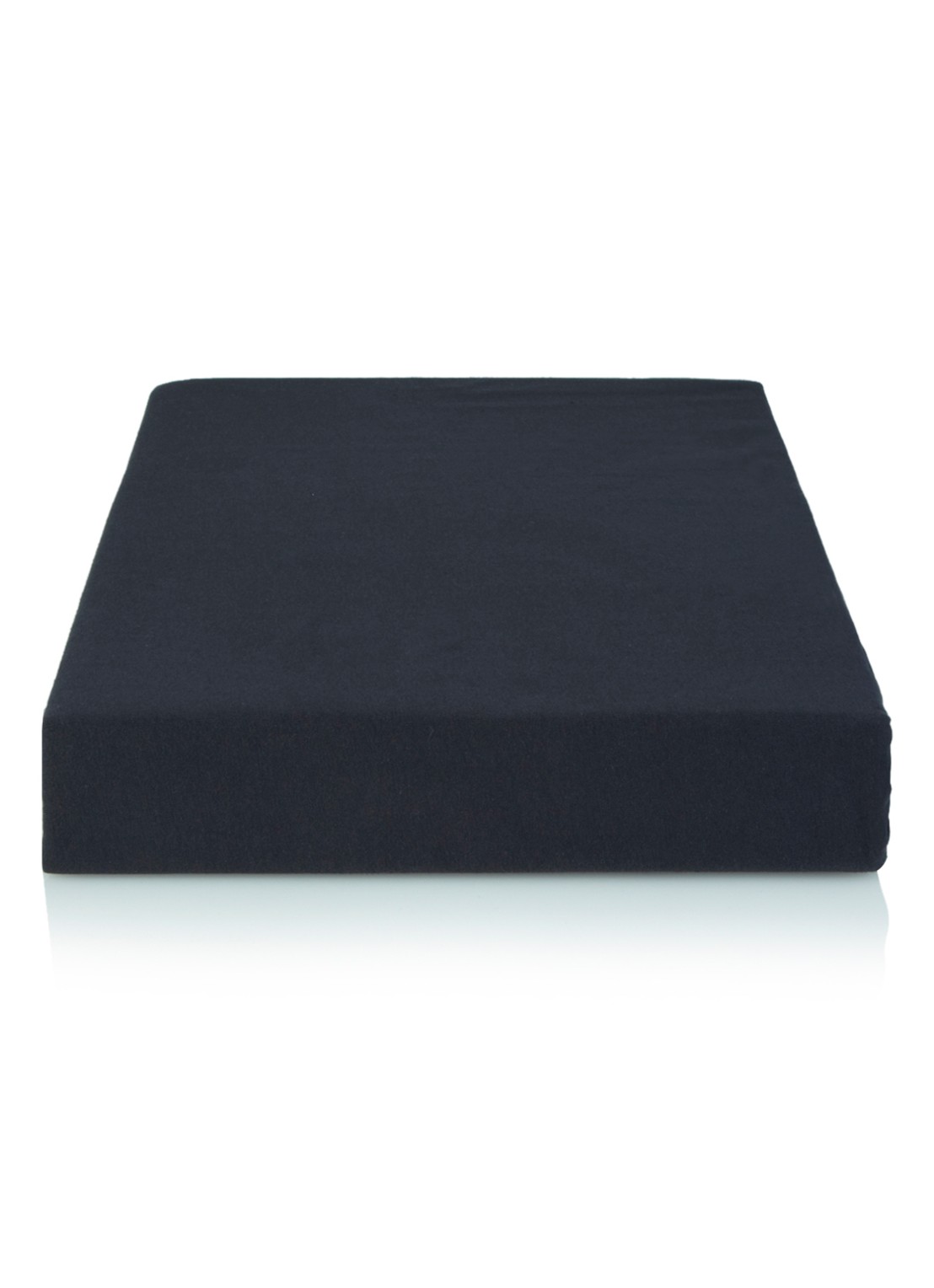 Vandyck Jersey Supreme topper hoeslaken van katoensatijn, hoekhoogte 15 cm - voorkant antraciet