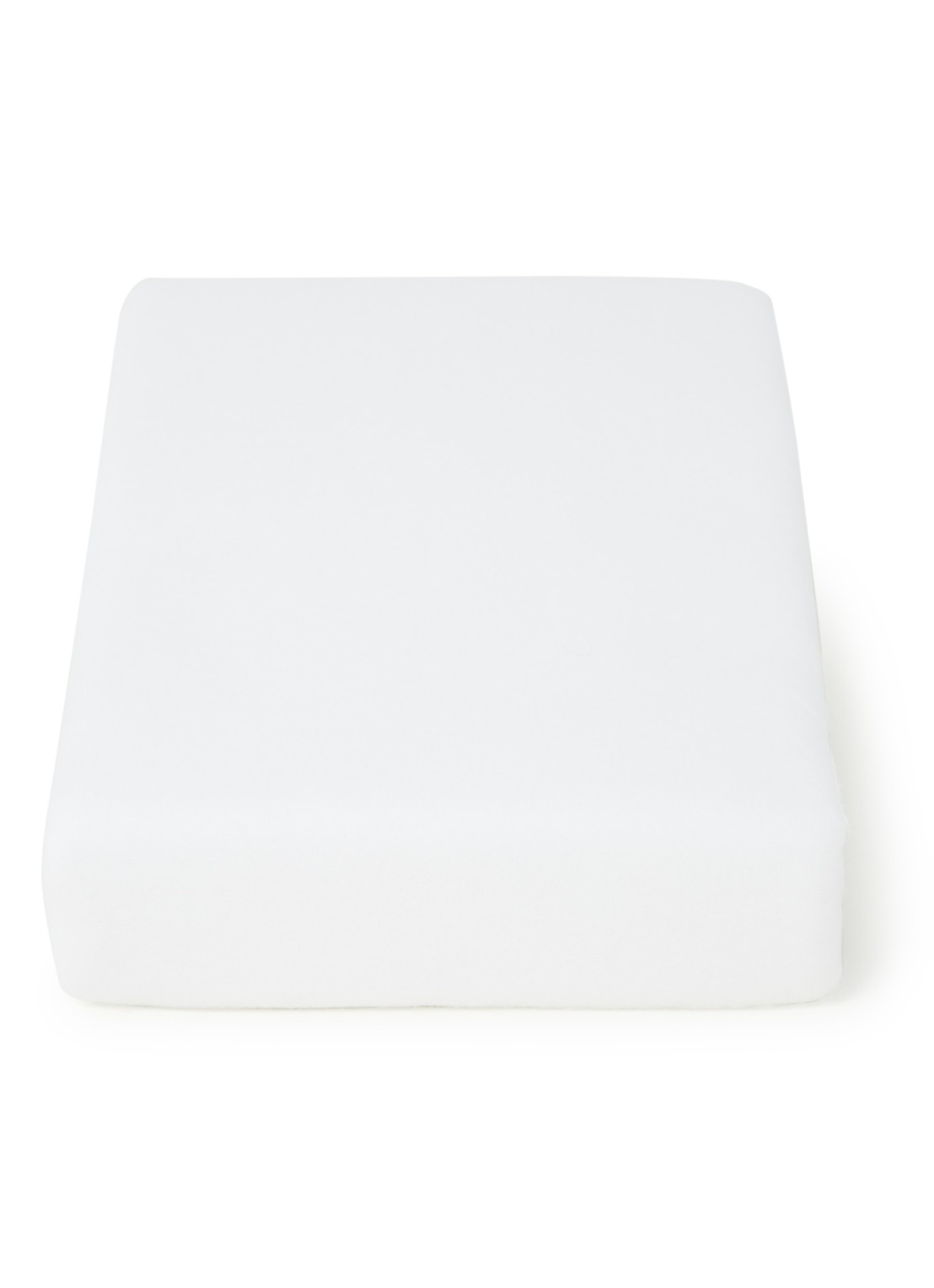 Vandyck  Molton Stretch kussenbeschermer van  katoen in 2-pack - voorkant 2 wit