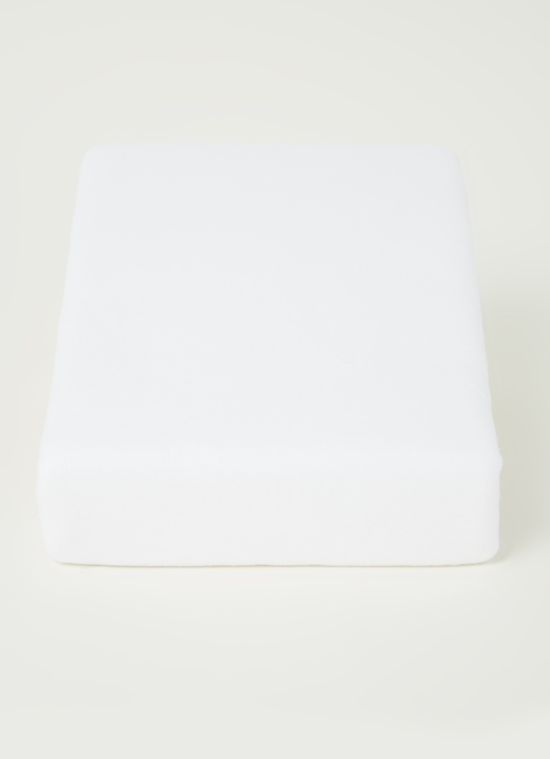 Vandyck  Molton Stretch kussenbeschermer van  katoen in 2-pack - voorkant 3 wit
