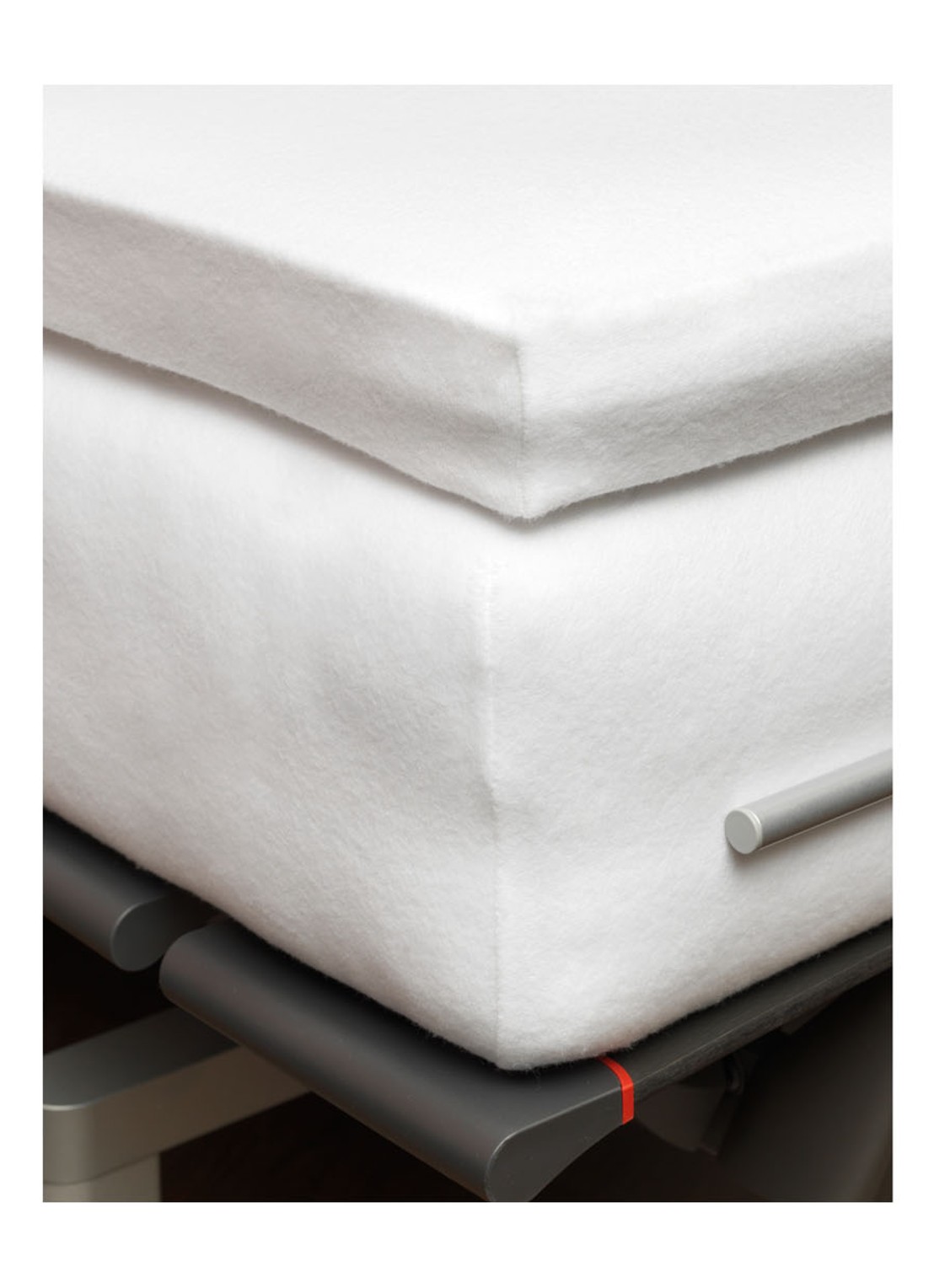 Vandyck Molton Stretch Topper matrasbeschermer van katoen, hoekhoogte 15 cm - detail 3 wit
