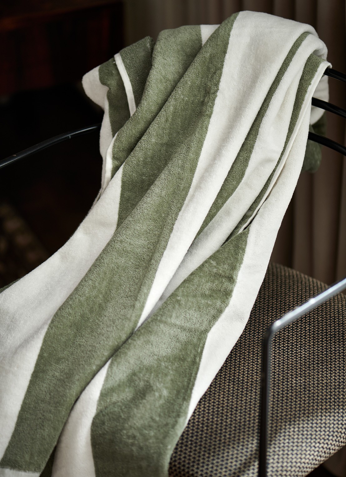 Vandyck Palma strandlaken 100 x 200 cm - achterkant groen