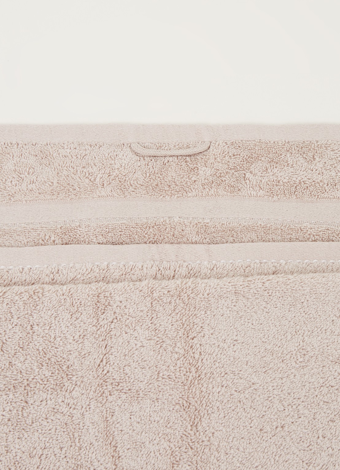 Vandyck Prestige Lines badhanddoek - 500 gr/m2 - 60 x 110 cm  - detail zand
