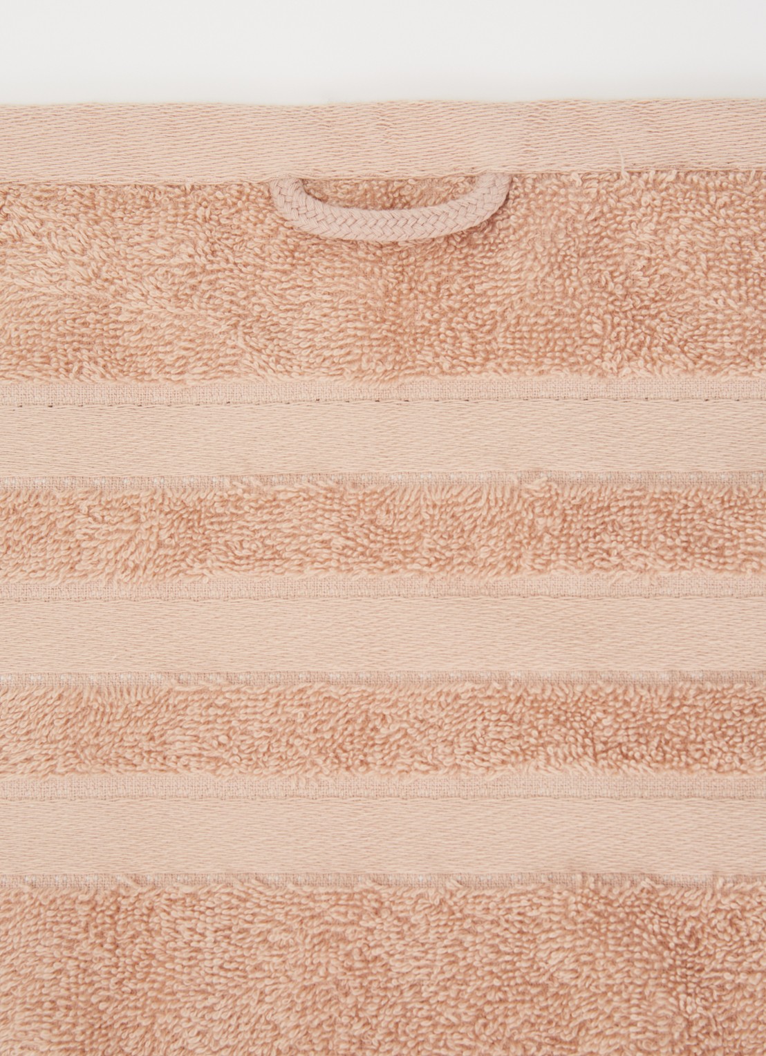 Vandyck Prestige Lines badhanddoek - 500 gr/m2 - detail 3 zalmroze