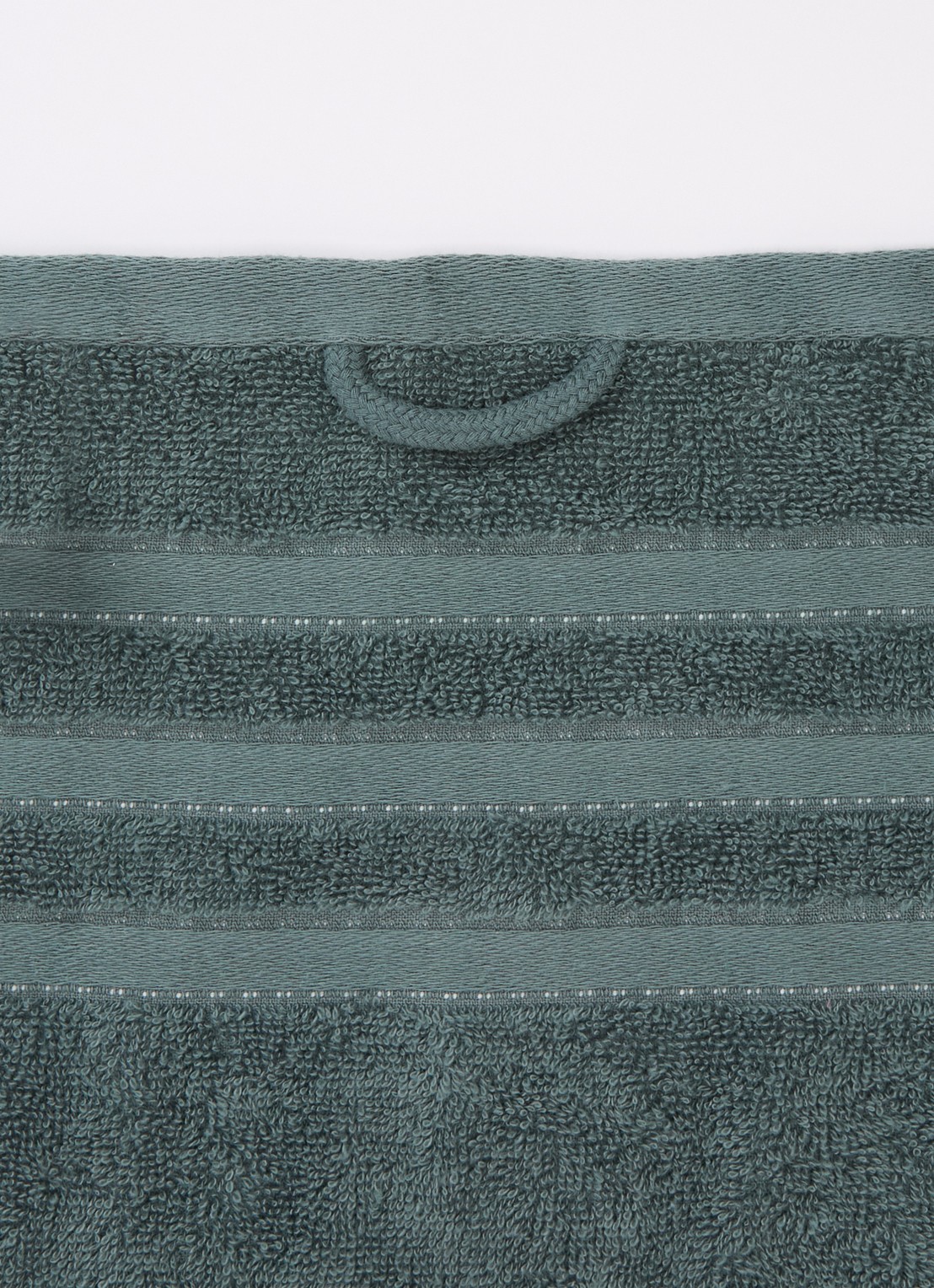 Vandyck Prestige Lines badhanddoek - 500 gr/m2 - detail 4 olijfgroen