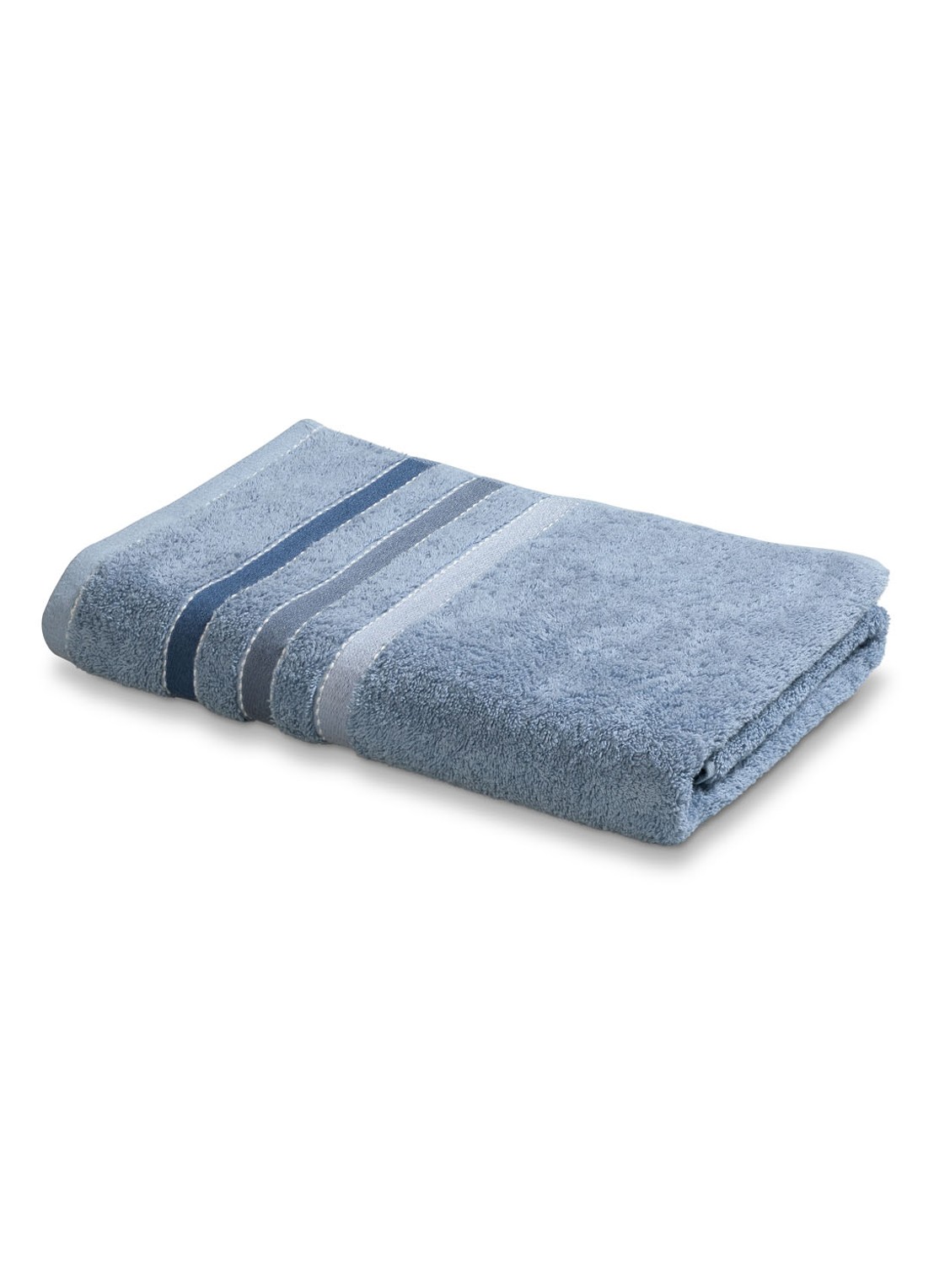 Vandyck Prestige Lines badlaken - 500 gr/m2 - 70 x 140 cm - detail 4 blauw