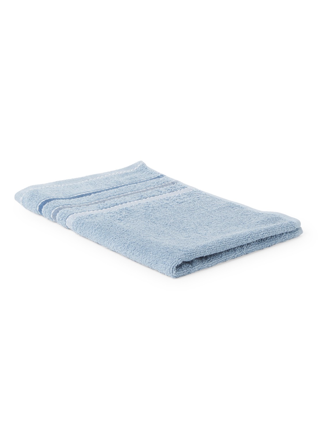 Vandyck Prestige Lines gastendoek - 500 gr/m2 - 40 x 60 cm - voorkant 5 blauw