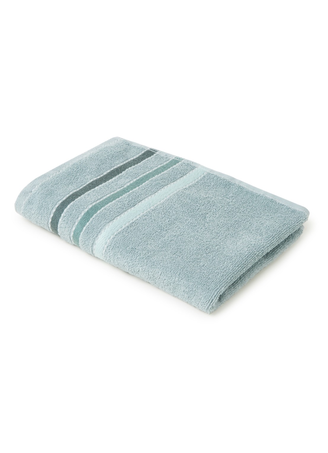Vandyck Prestige Lines gastendoek - 500gr/m2 - 40 x 60 cm  - voorkant lindegroen