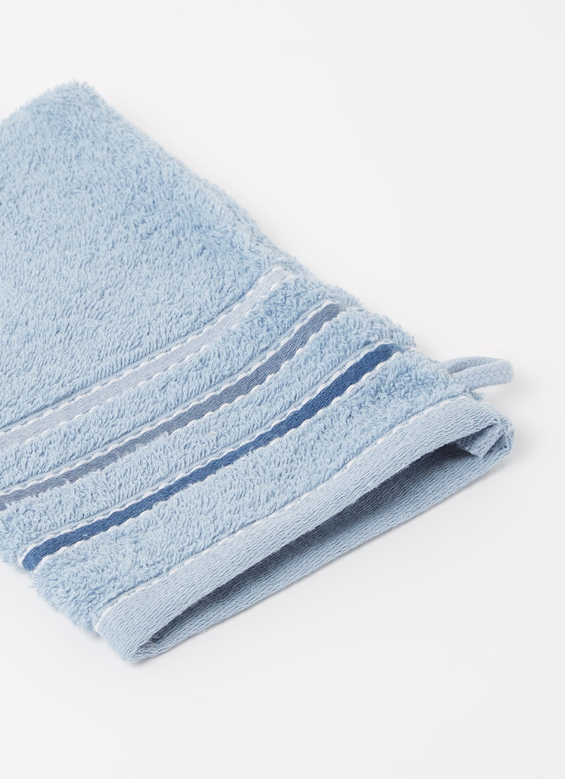 Vandyck Prestige Lines washand - 500 gr/m2 - 60 x 22 cm - detail 3 blauw