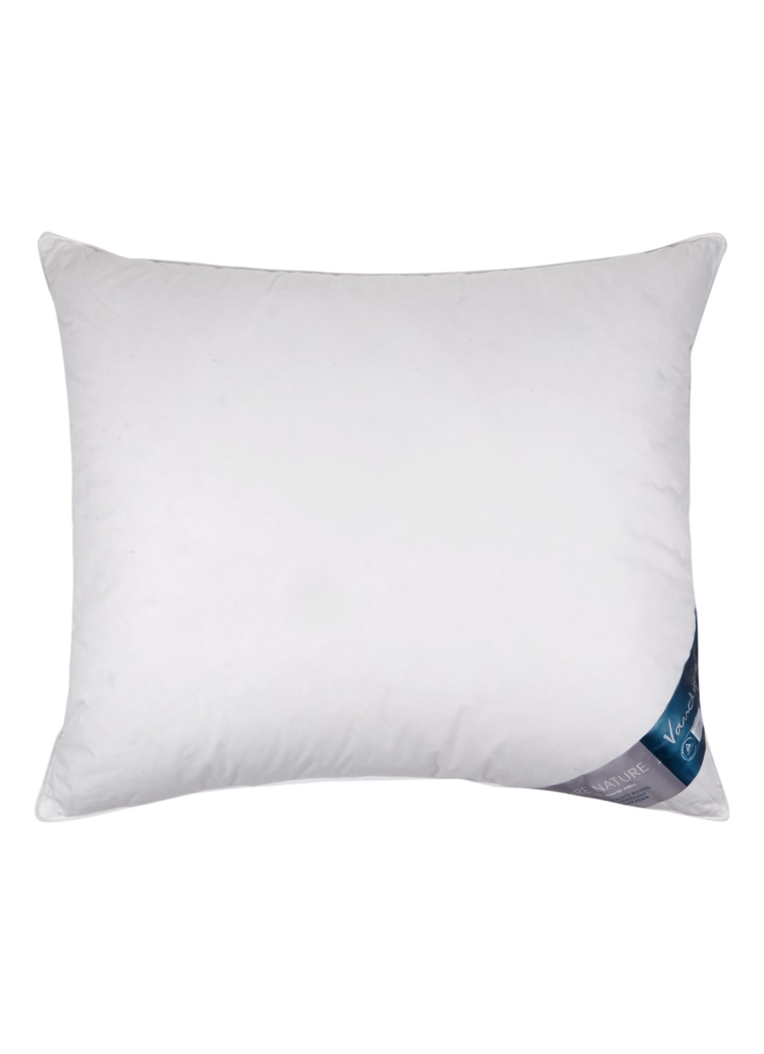 Vandyck Pure Nature driekamer 90 zacht hoofdkussen 60 x 70 cm - voorkant 2 wit
