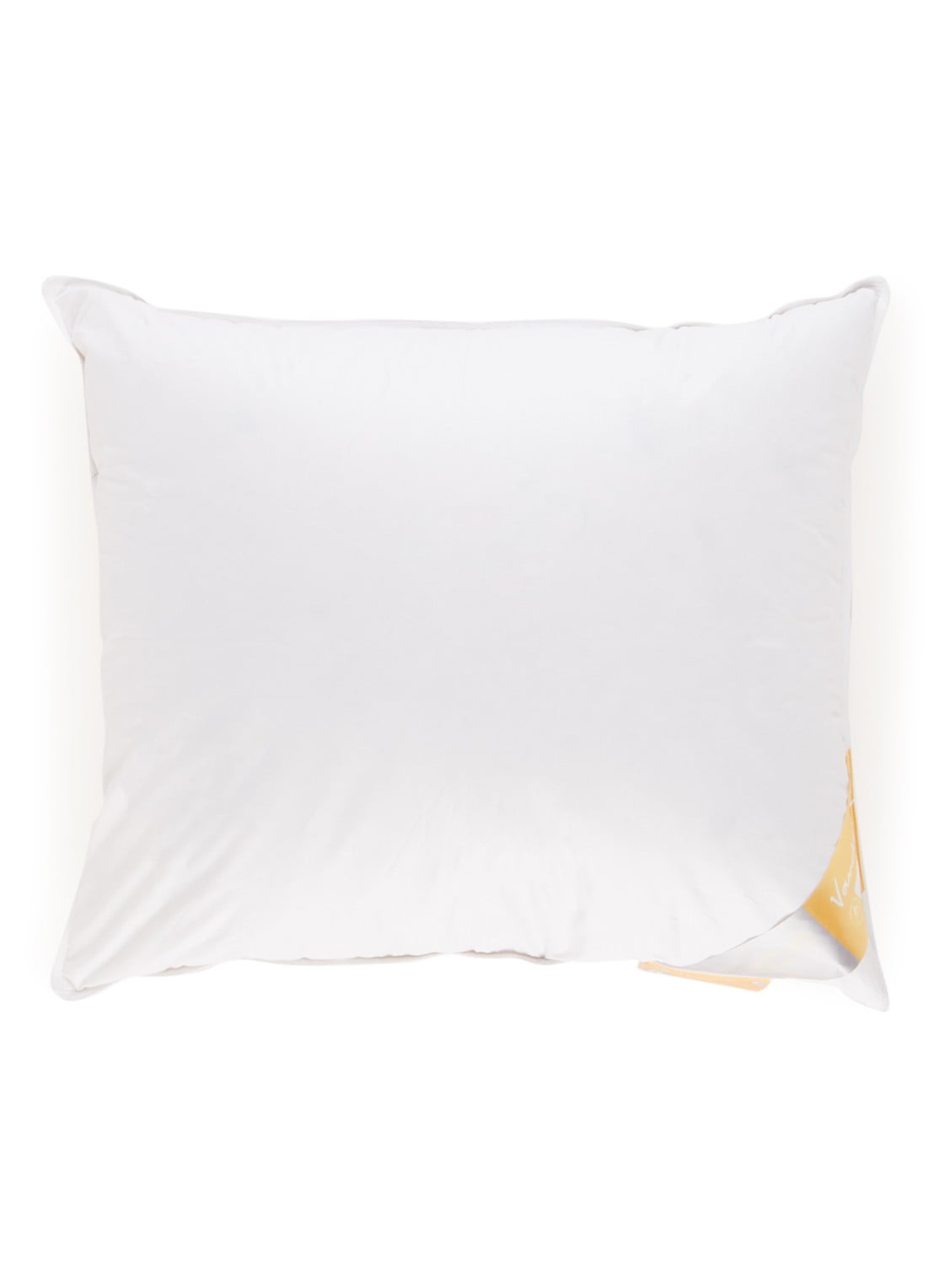 Vandyck Pure Nature hoofdkussen zacht met donsvulling 60 x 70 cm - voorkant wit