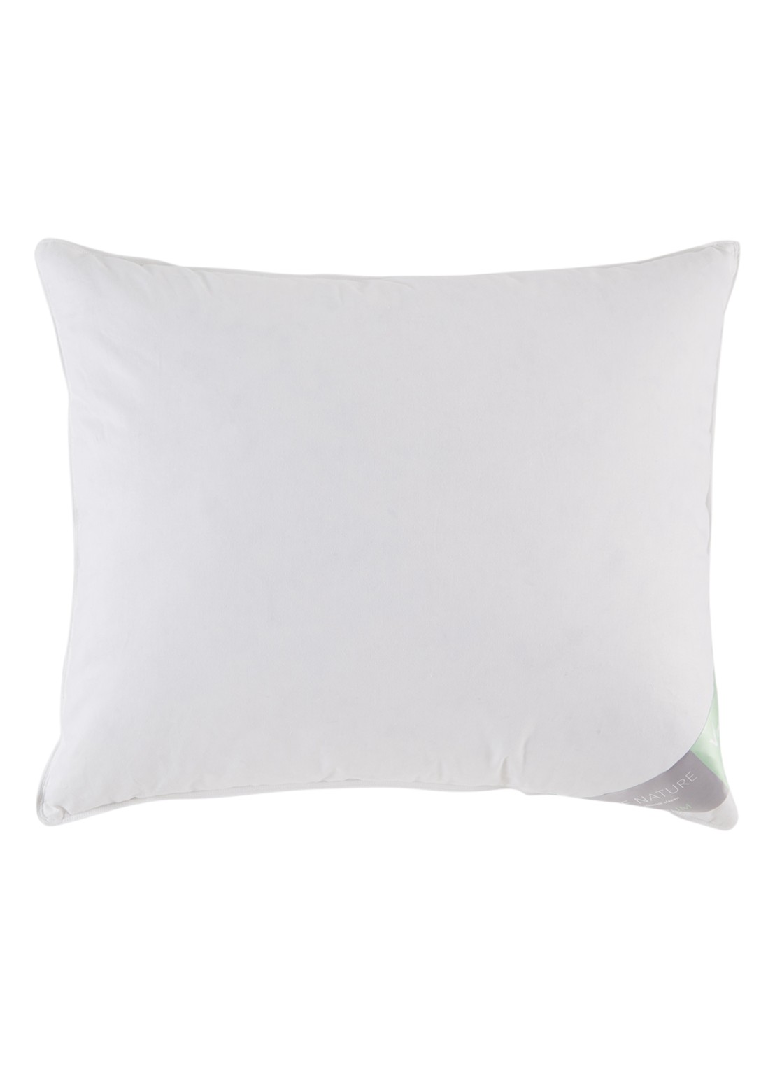 Vandyck Pure Nature medium hoofdkussen 60 x 70 cm - voorkant 2 wit