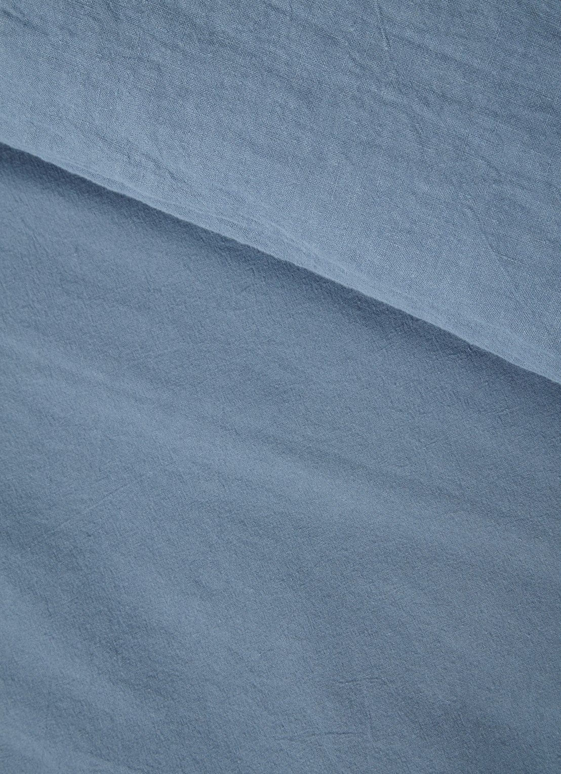 Vandyck Purity 79 linnen dekbedovertrekset - inclusief kussenslopen - detail 3 middenblauw