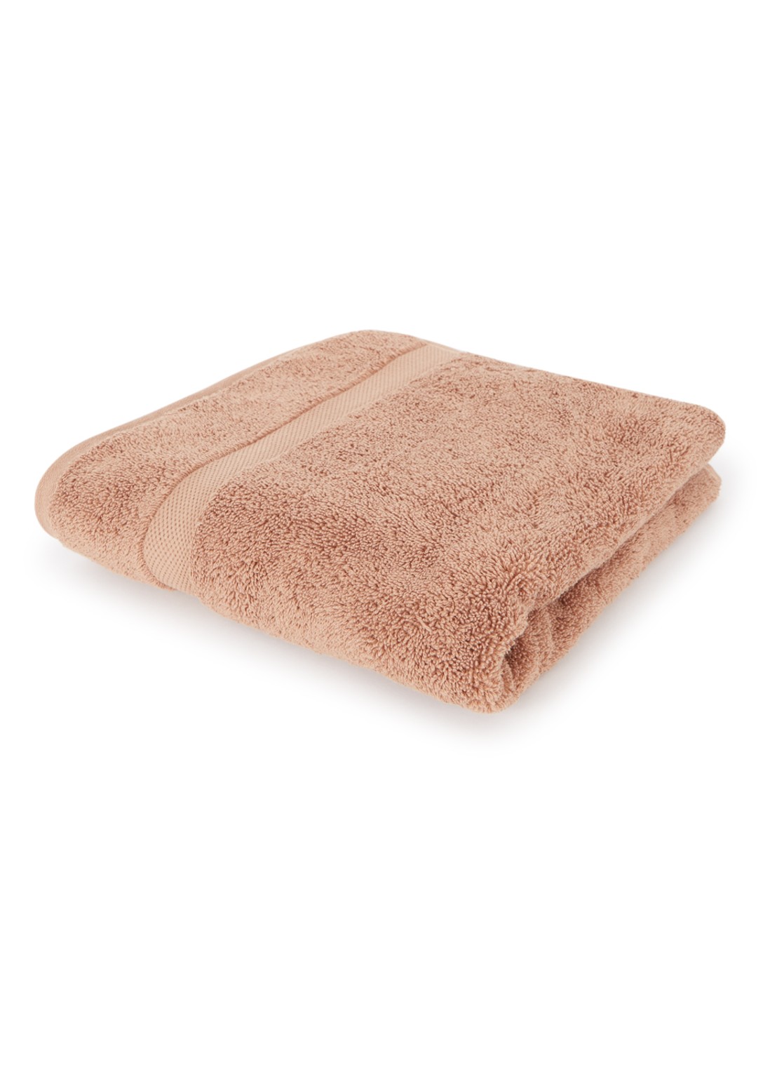 Vandyck Ranger badhanddoek - 650 gr/m2 - 55 x 100 cm - voorkant lichtbruin