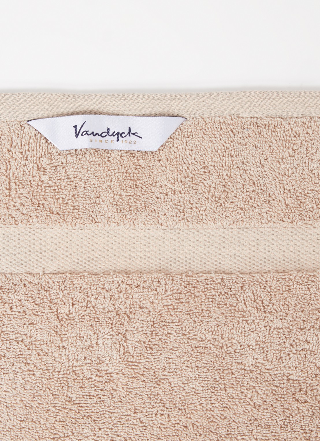 Vandyck Ranger badhanddoek - 650 gr/m2 - 55 x 100 cm - detail 2 beige