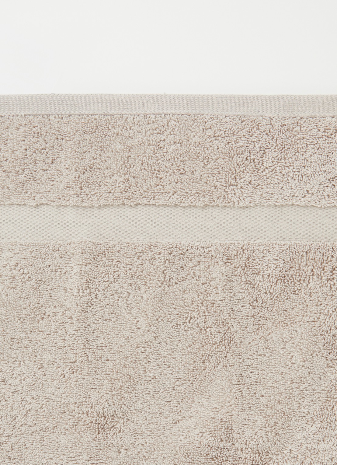 Vandyck Ranger badhanddoek - 650 gr/m2 - 55 x 100 cm - detail 2 lichtgrijs