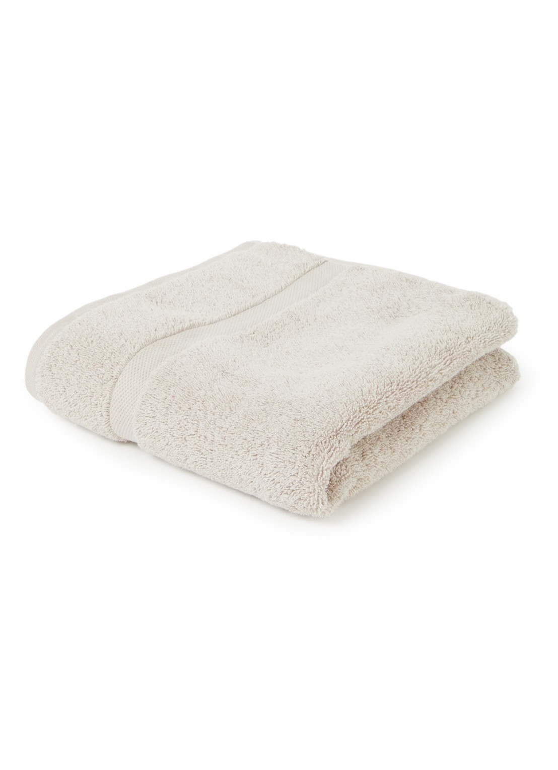Vandyck Ranger badhanddoek - 650 gr/m2 - 55 x 100 cm - voorkant lichtgrijs