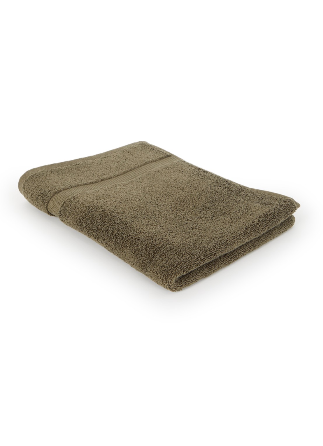 Vandyck Ranger badhanddoek - 650 gr/m2 - 55 x 100 cm - voorkant 2 legergroen