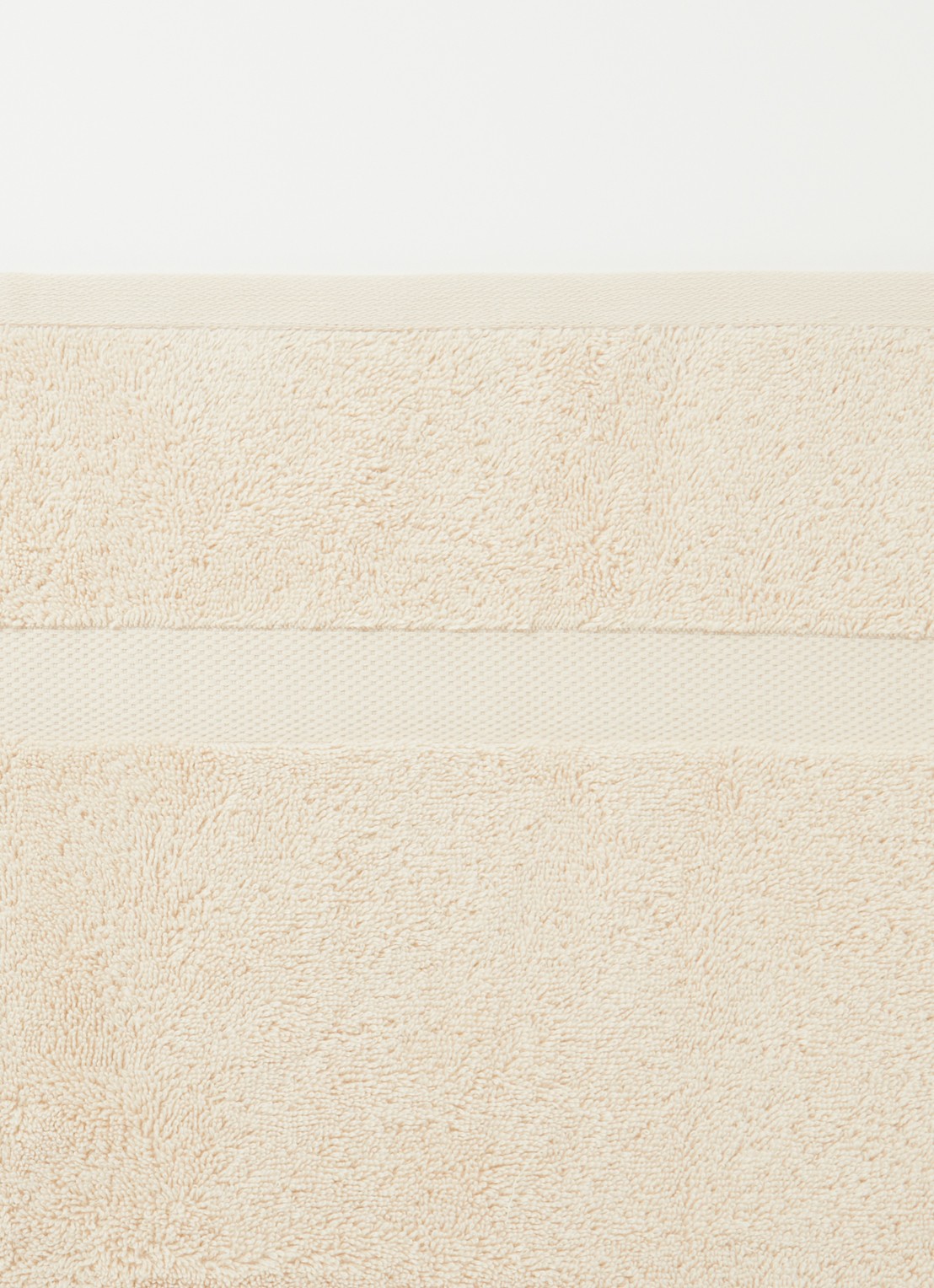 Vandyck Ranger badhanddoek - 650 gr/m2 - 68 x 127 cm - detail 2 creme