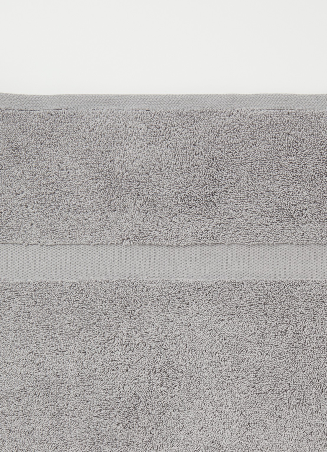 Vandyck Ranger badlaken - 650 gr/m2 - 90 x 180 cm - detail middengrijs