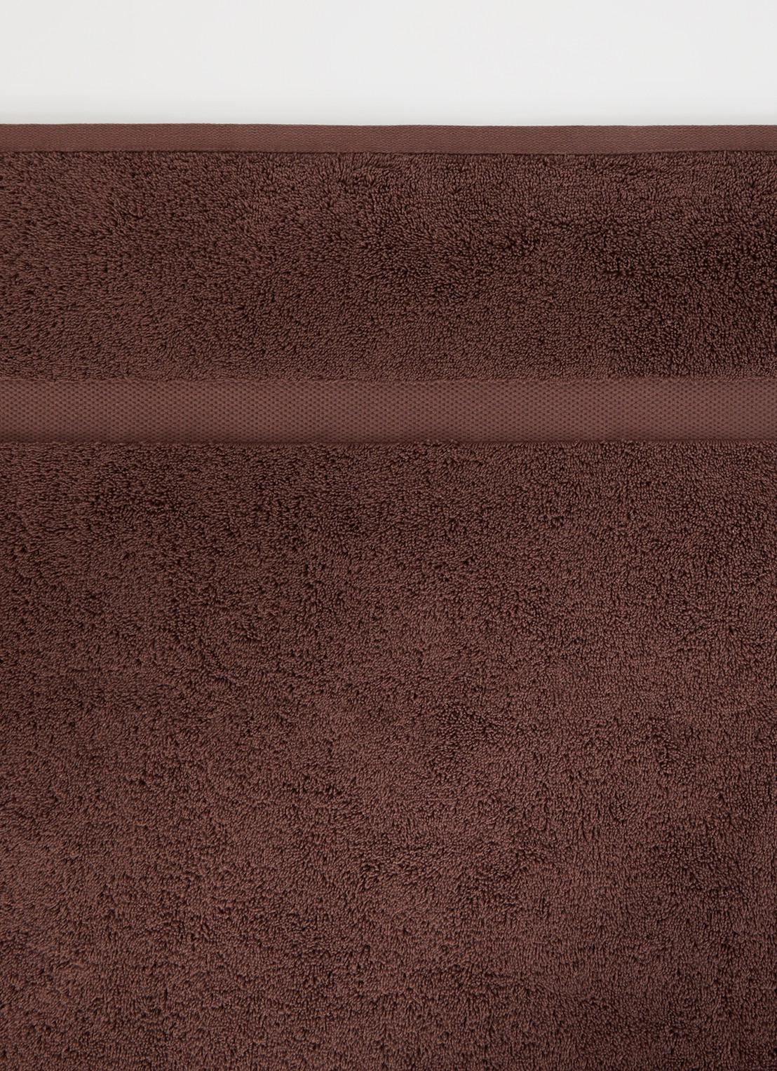 Vandyck Ranger badlaken - 650 gr/m2 - 90 x 180 cm - detail donkerbruin