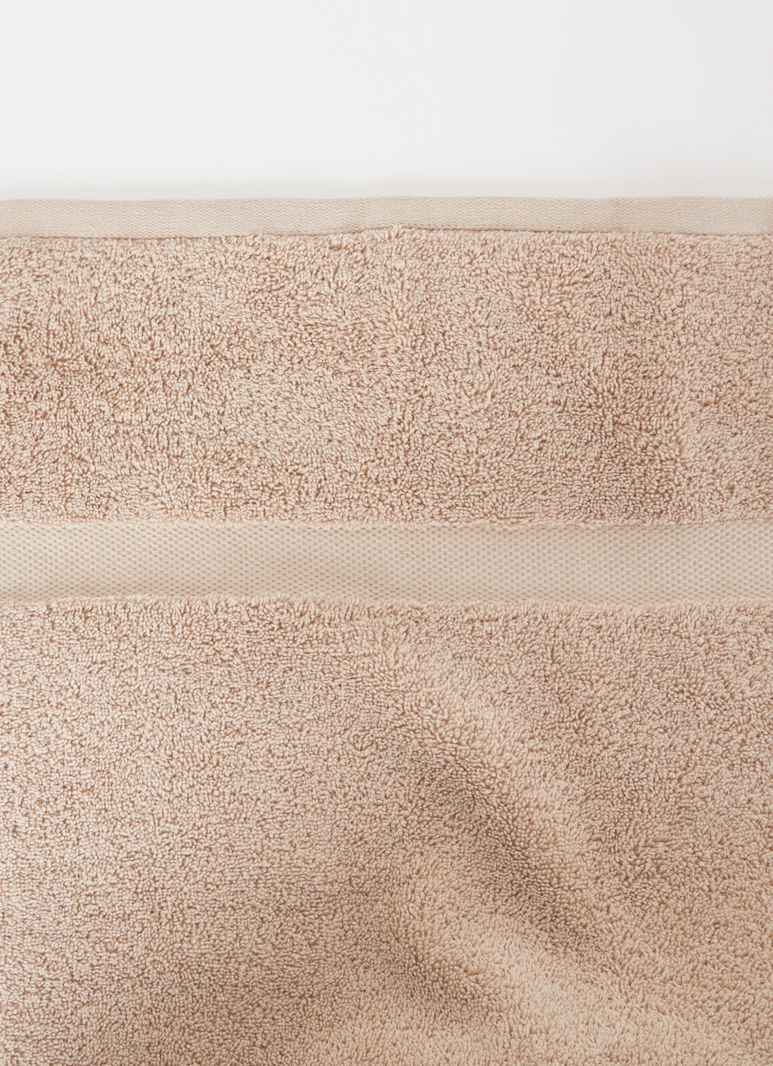 Vandyck Ranger badlaken - 650 gr/m2 - 90 x 180 cm - detail donkerbeige