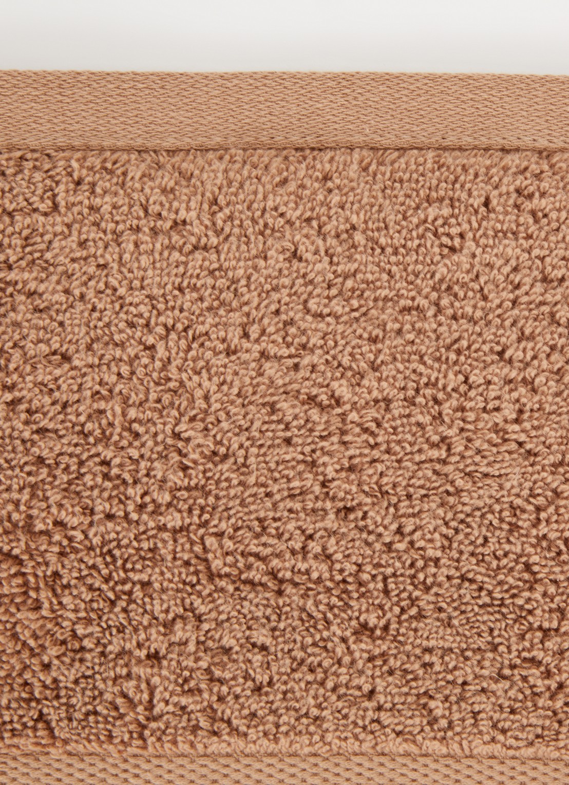 Vandyck Ranger badlaken - 650 gr/m2 - 90 x 180 cm - detail roestbruin
