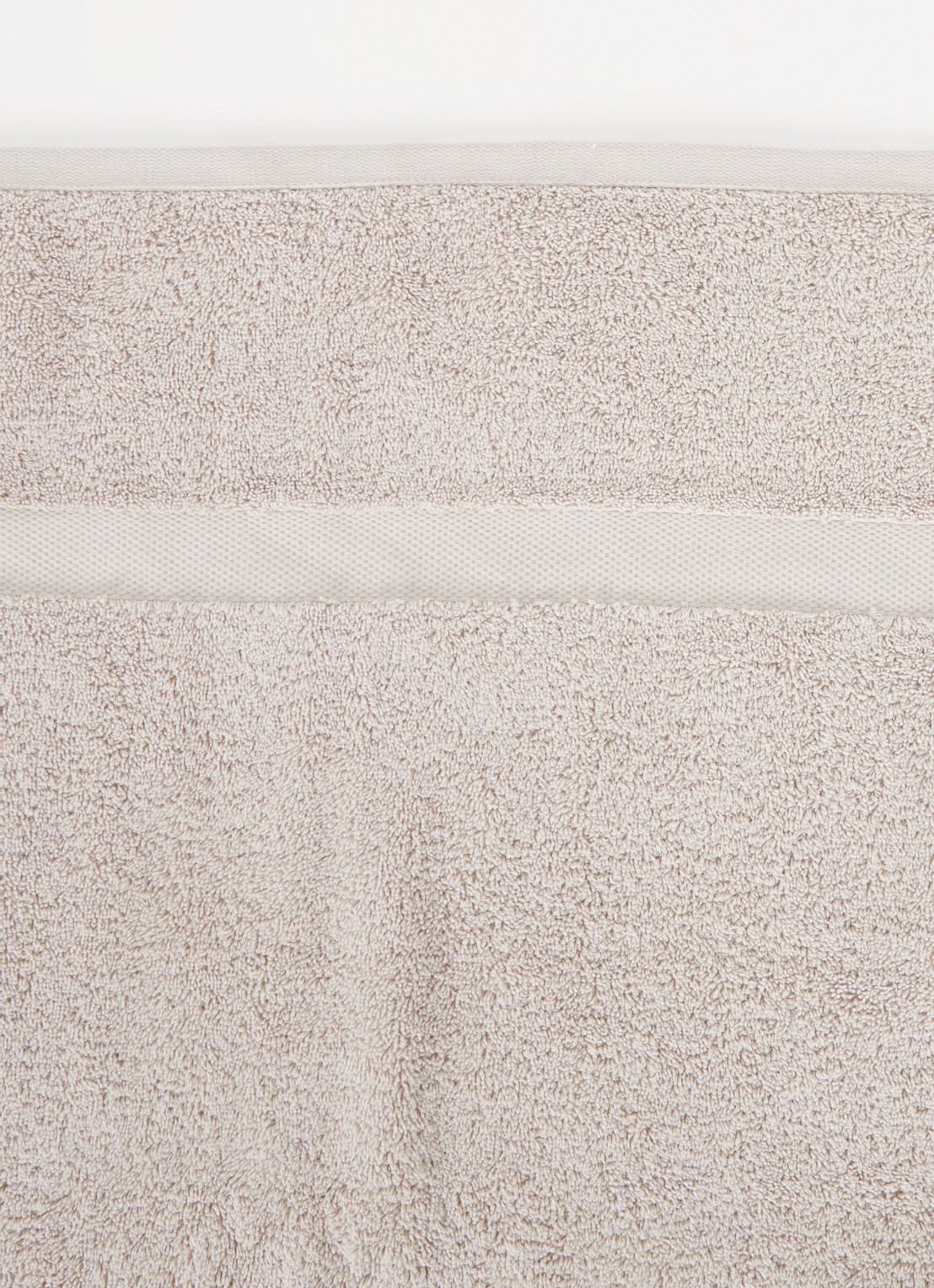Vandyck Ranger badlaken - 650 gr/m2 - 90 x 180 cm - detail lichtgrijs