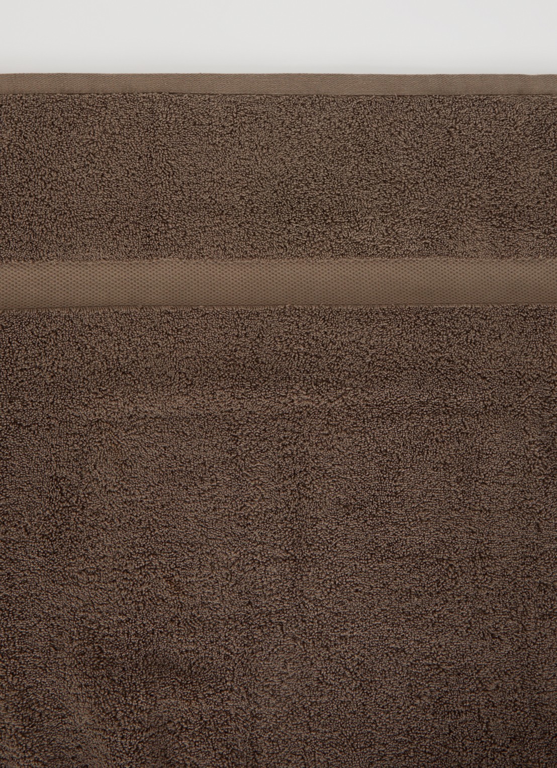 Vandyck Ranger badlaken - 650 gr/m2 - 90 x 180 cm - detail bronsgroen