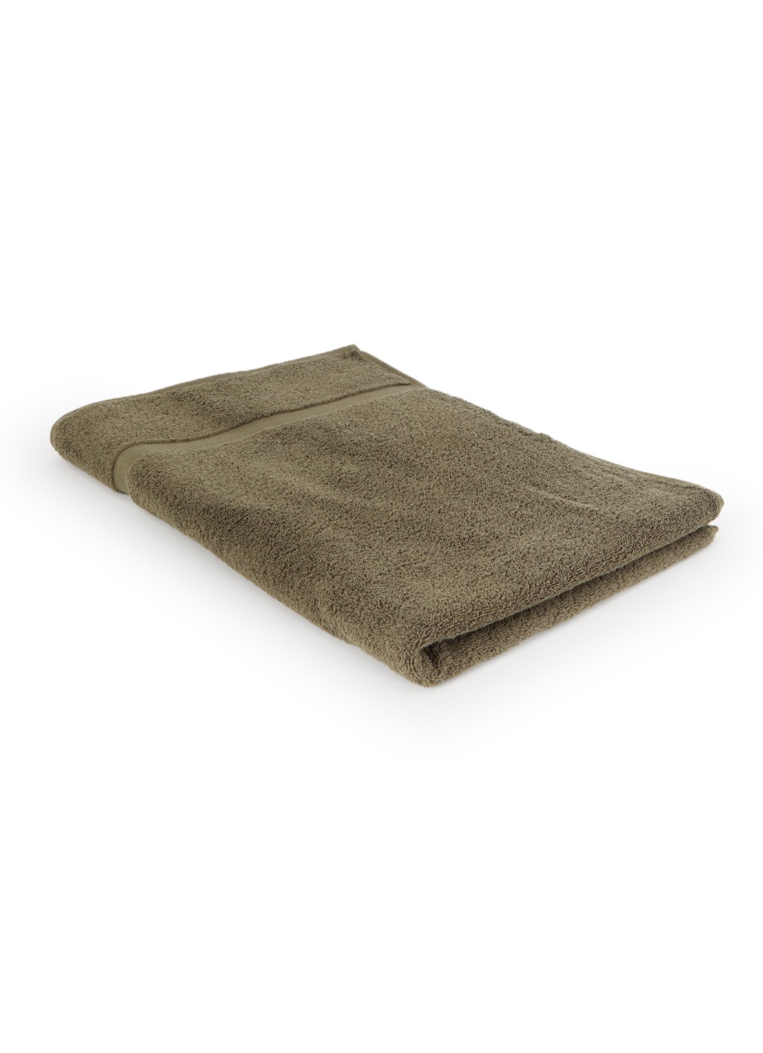 Vandyck Ranger badlaken - 650 gr/m2 - 90 x 180 cm - voorkant 2 legergroen