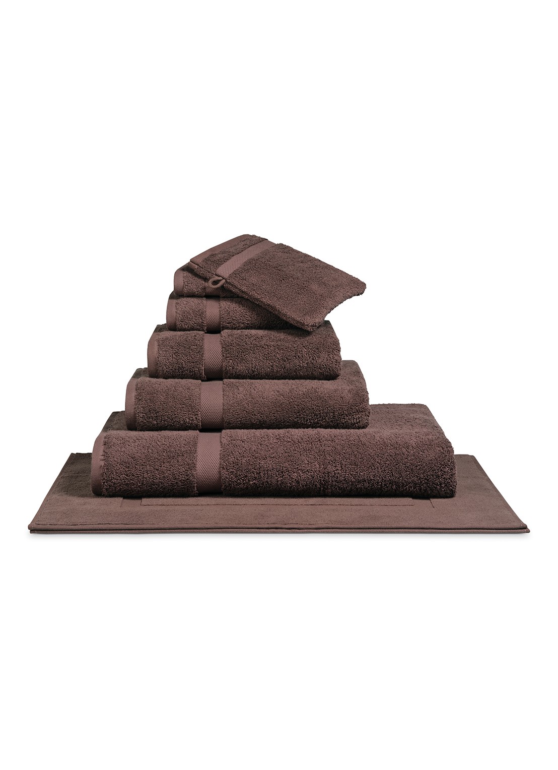 Vandyck Ranger gastendoek - 650 gr/m2 - 40 x 60 cm - voorkant 2 taupe