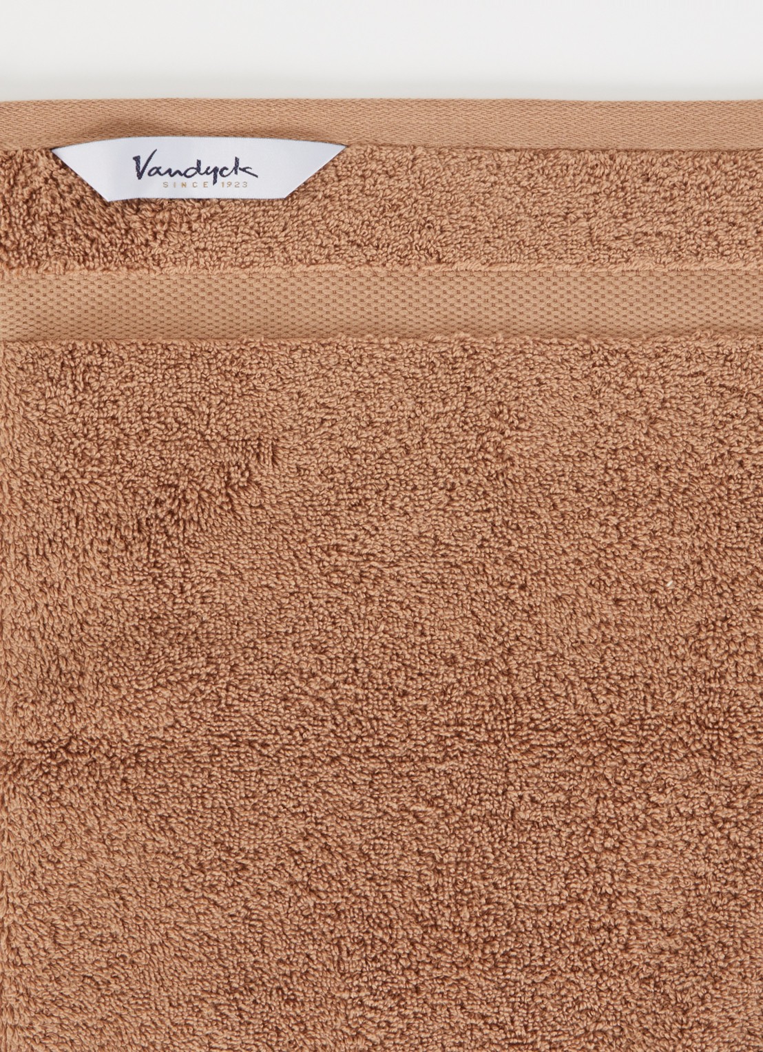 Vandyck Ranger gastendoek - 650 gr/m2 - 40 x 60 cm - detail 2 lichtbruin