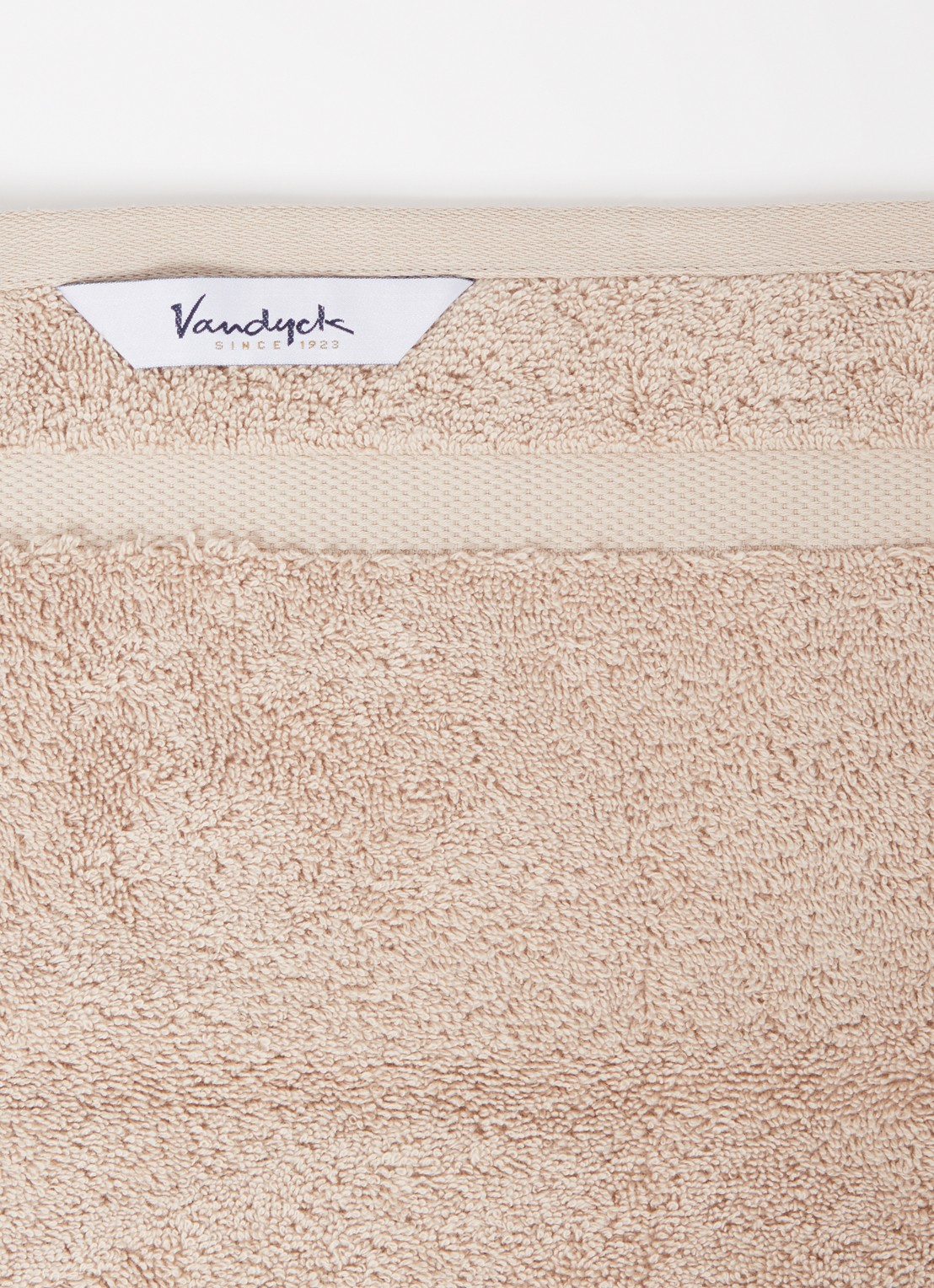 Vandyck Ranger gastendoek - 650 gr/m2 - 40 x 60 cm - detail 2 beige