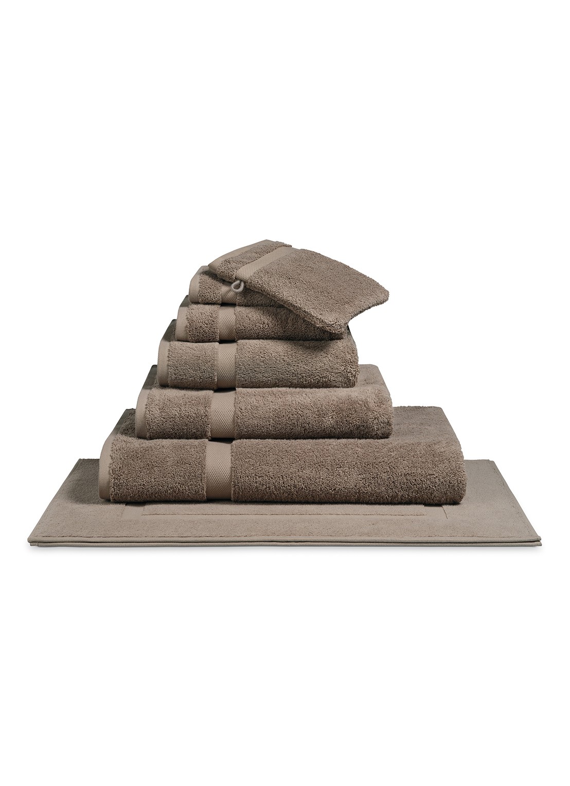 Vandyck Ranger gastendoek - 650 gr/m2 - 40 x 60 cm - voorkant donkerkhaki