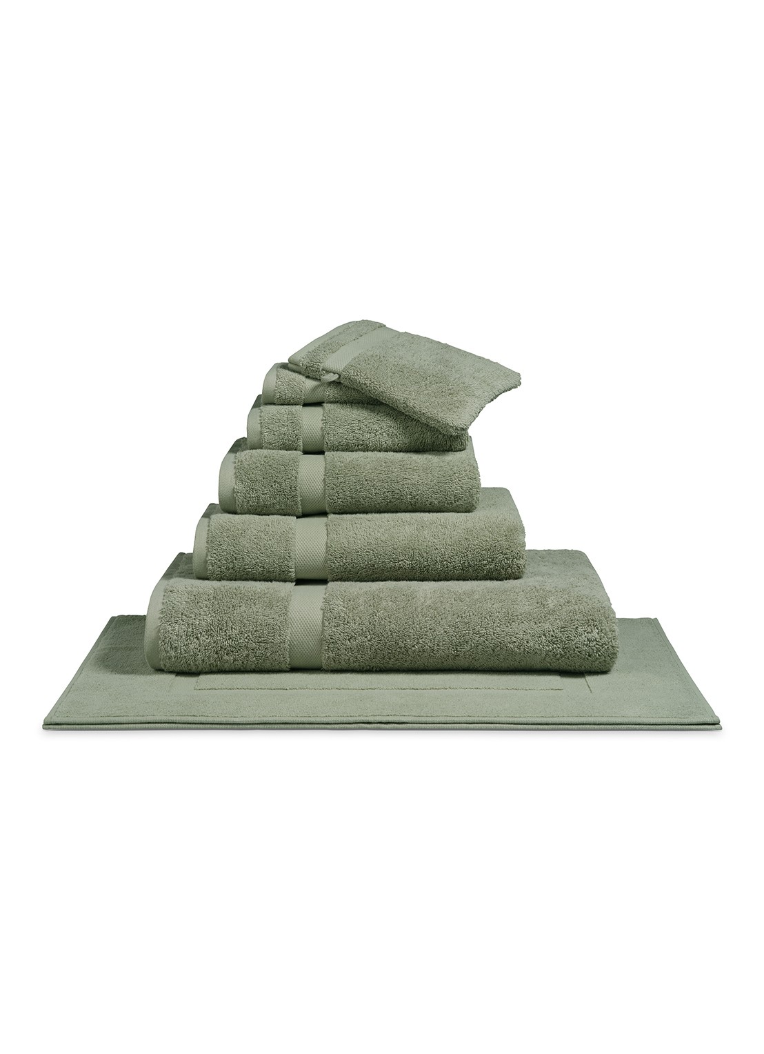 Vandyck Ranger gastendoek - 650 gr/m2 - 40 x 60 cm - voorkant groen