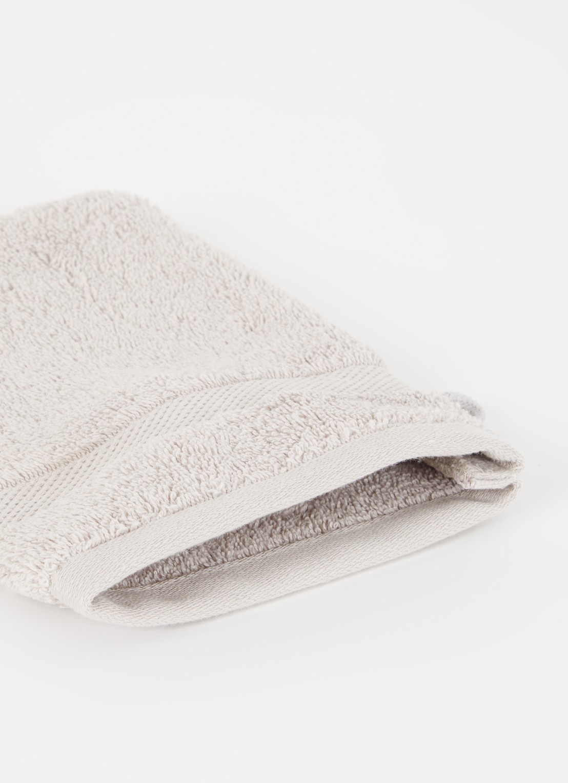 Vandyck Ranger washand 16 x 22 cm - detail 2 lichtgrijs