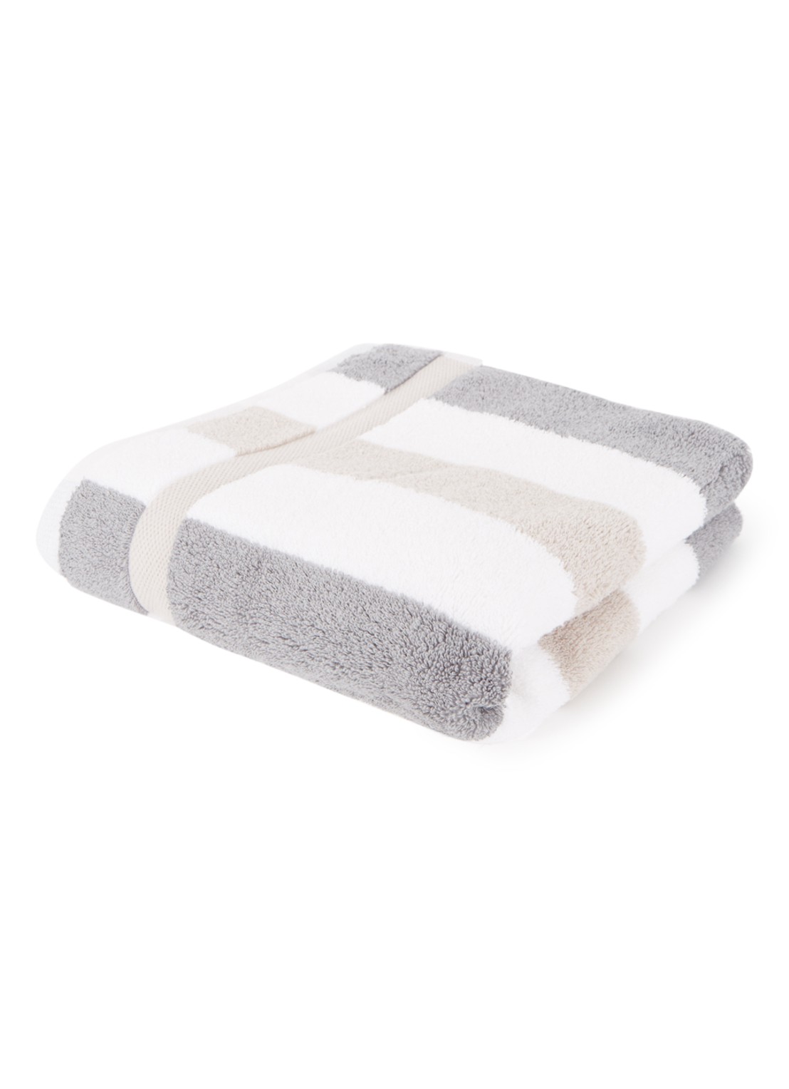 Vandyck Vancouver badhanddoek - 650 gr/m2 - 55 x 100 cm - voorkant grijs