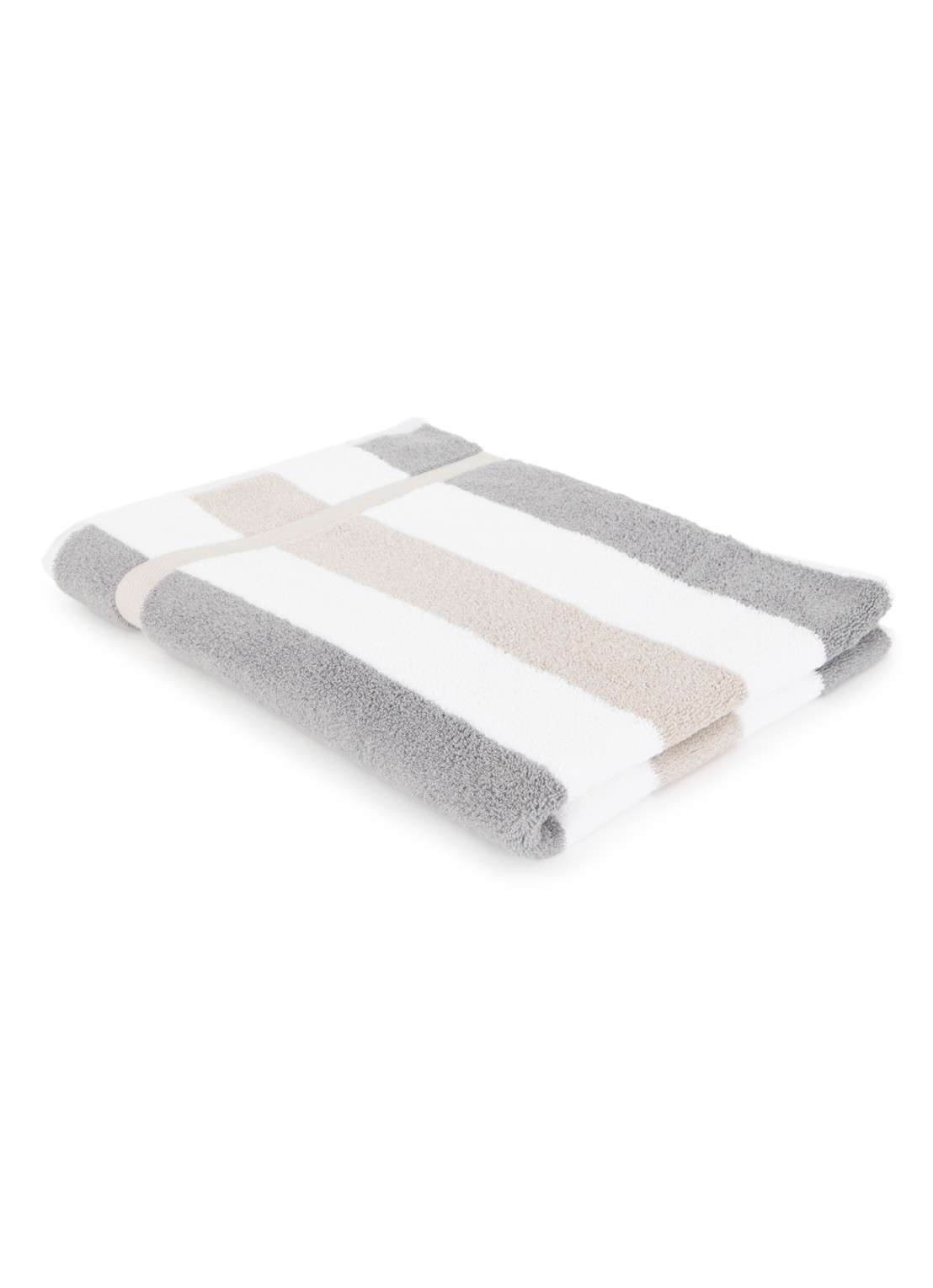 Vandyck Vancouver badhanddoek - 650 gr/m2 - 68 x 127 cm - voorkant 2 grijs