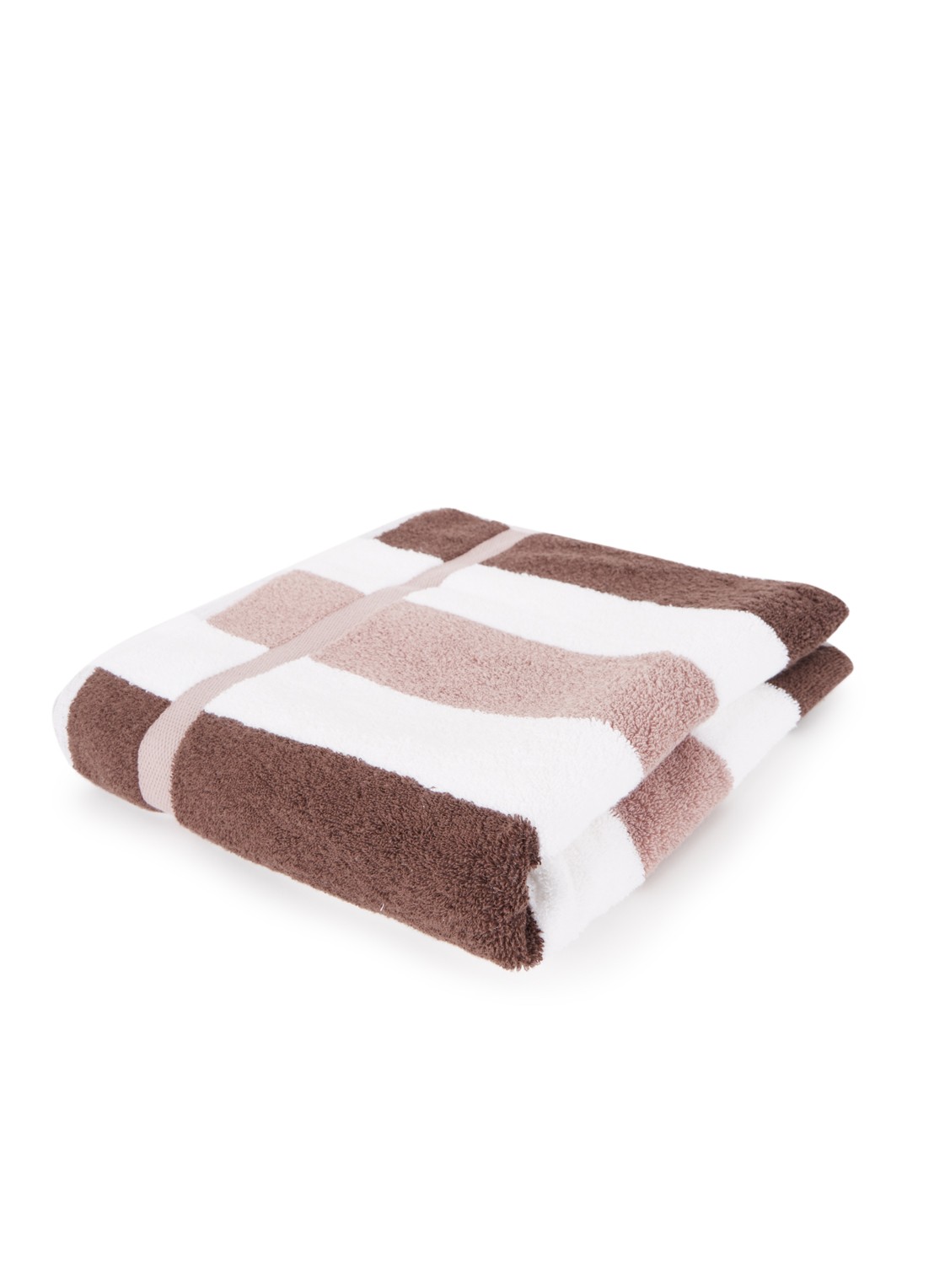 Vandyck Vancouver badhanddoek - 650 gr/m2 - 68 x 127 cm - voorkant taupe