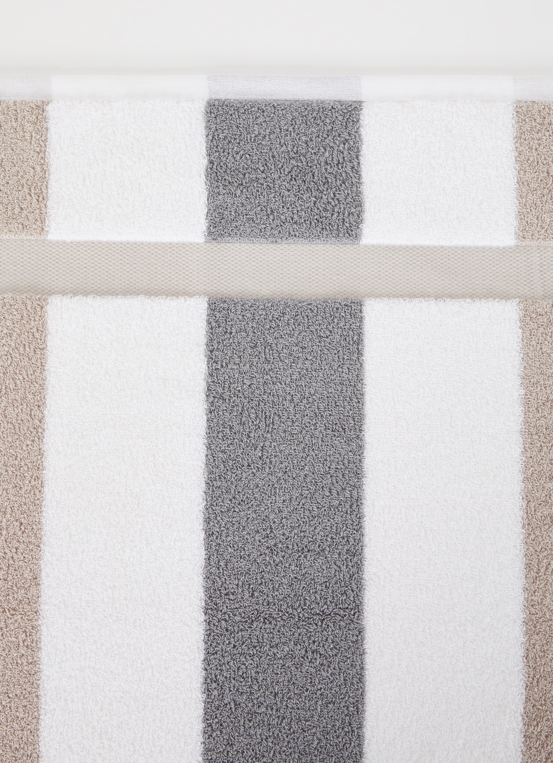 Vandyck Vancouver Fashion badhanddoek - 90 x 195 cm - detail grijs